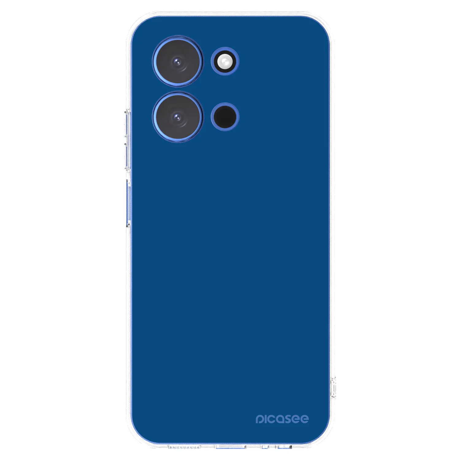 Picasee husă transparentă din silicon pentru Xiaomi Redmi 15C 4G - Navy Blue