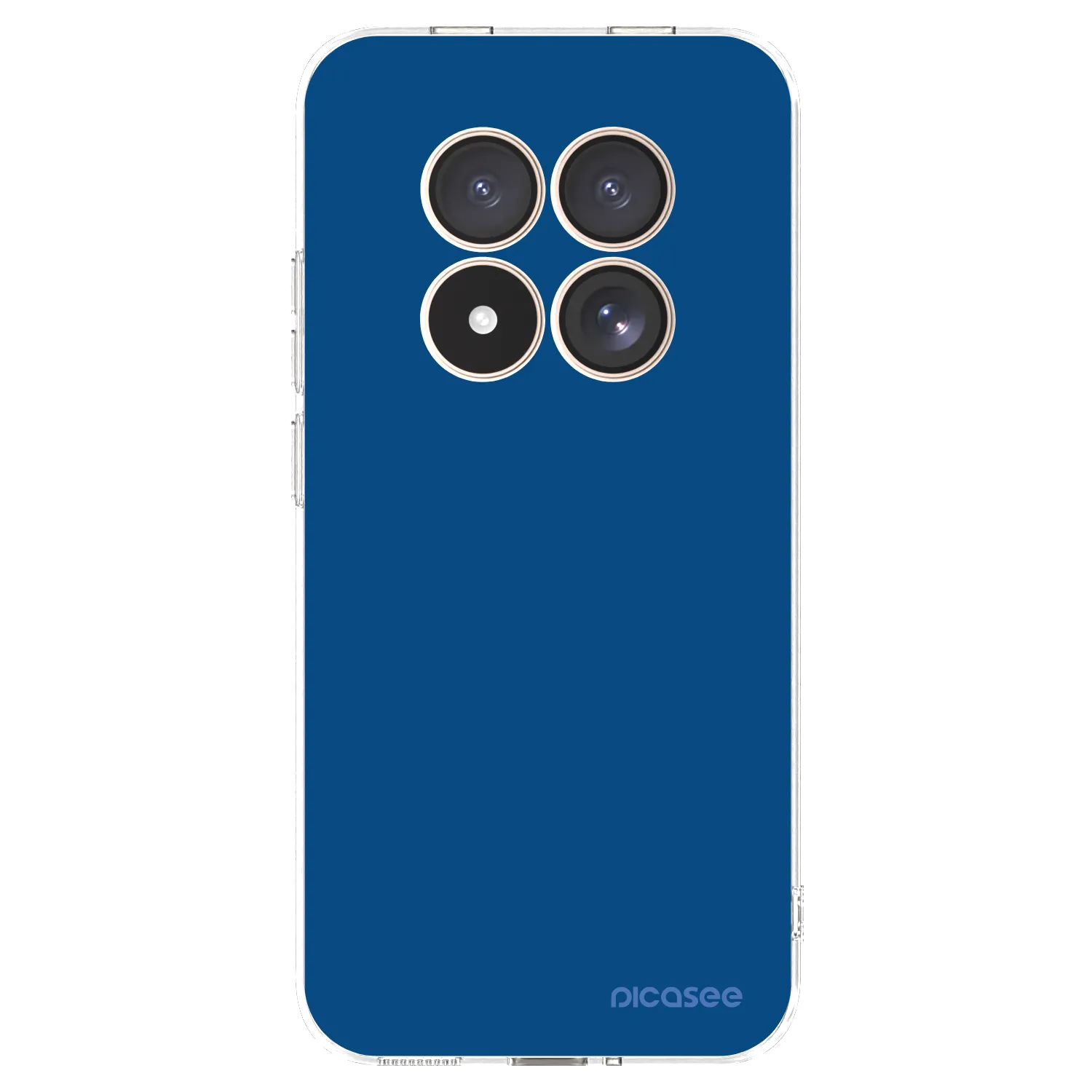 Picasee husă transparentă din silicon pentru Xiaomi Redmi Note 15 Pro 4G - Navy Blue