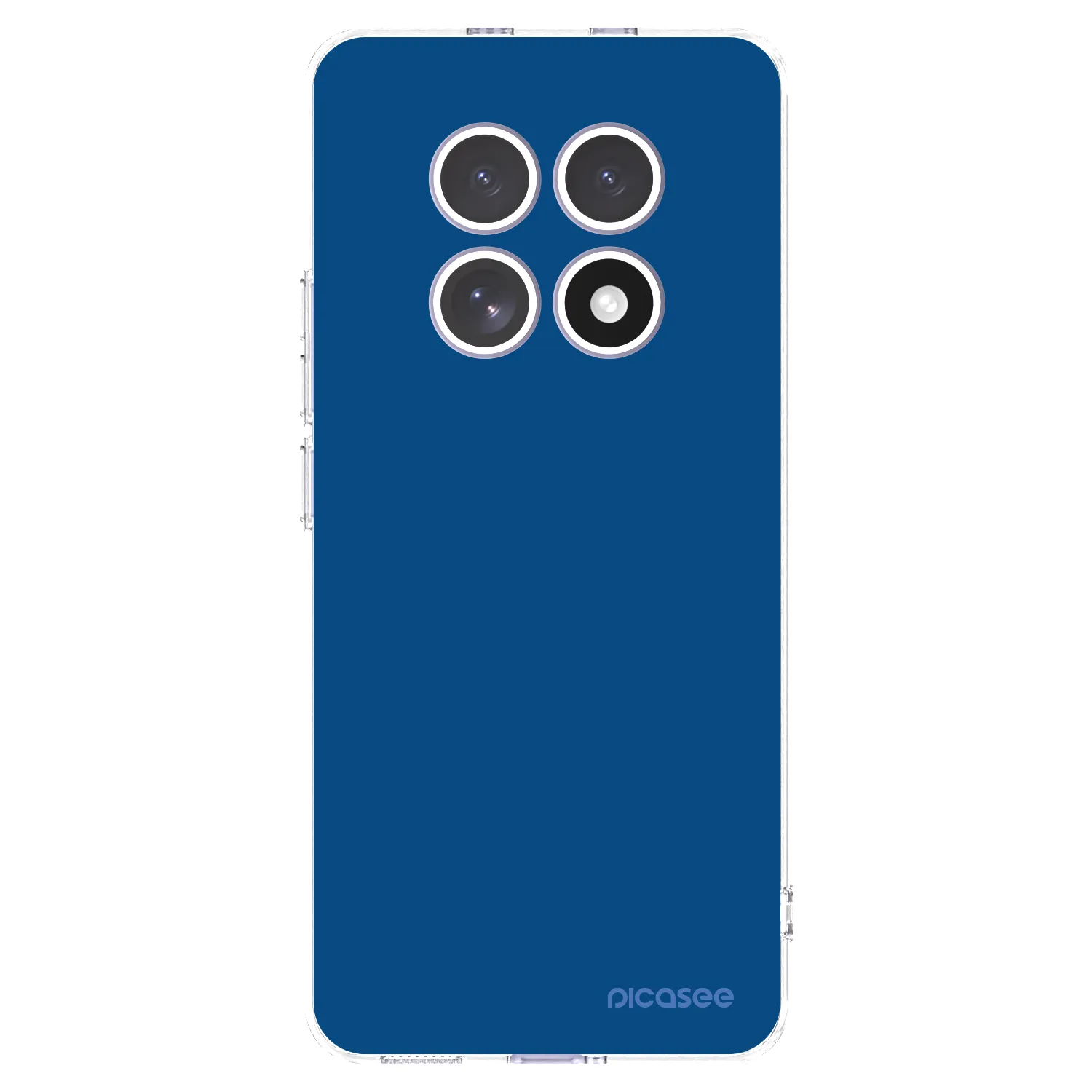 Picasee husă transparentă din silicon pentru Xiaomi Redmi Note 15 - Navy Blue