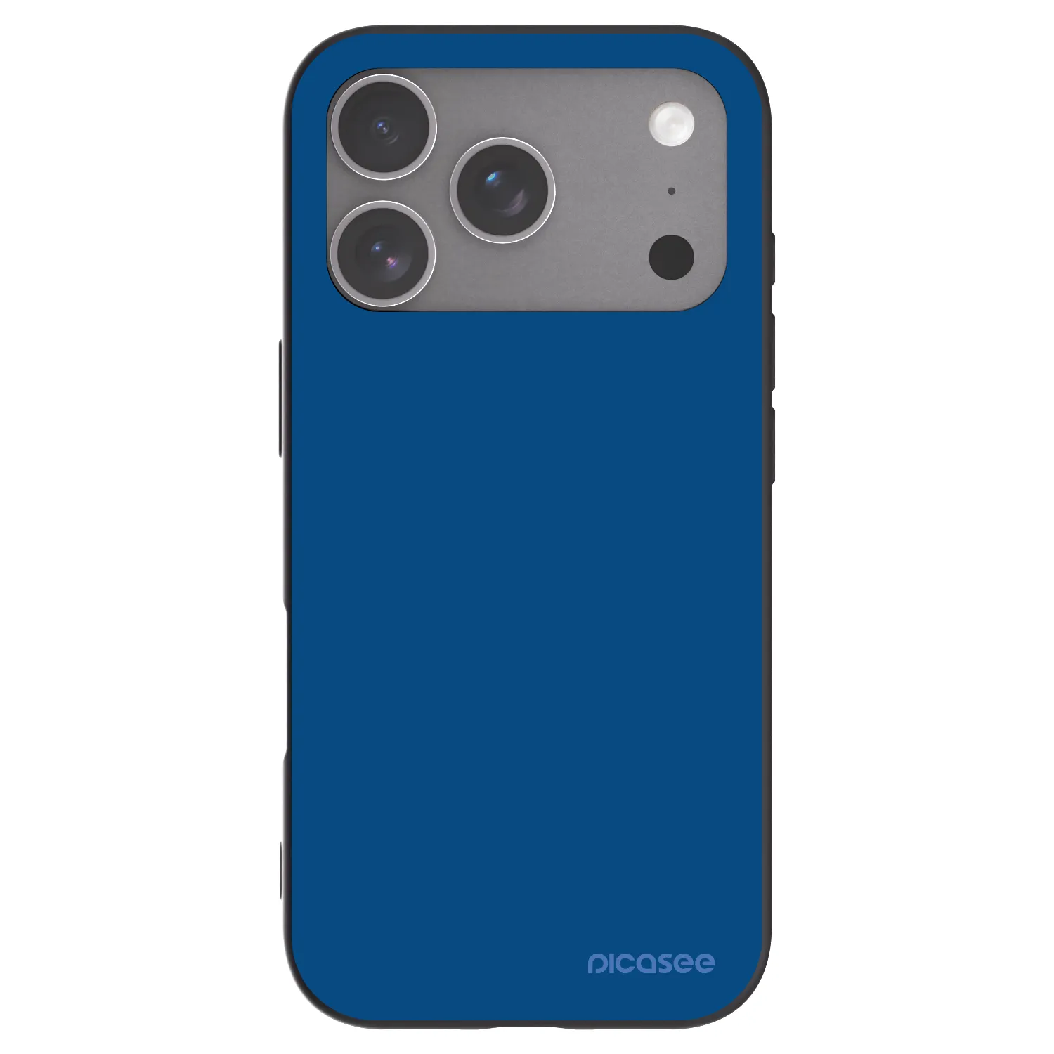 Picasee husă neagră din silicon pentru Apple iPhone 18 Pro - Navy Blue