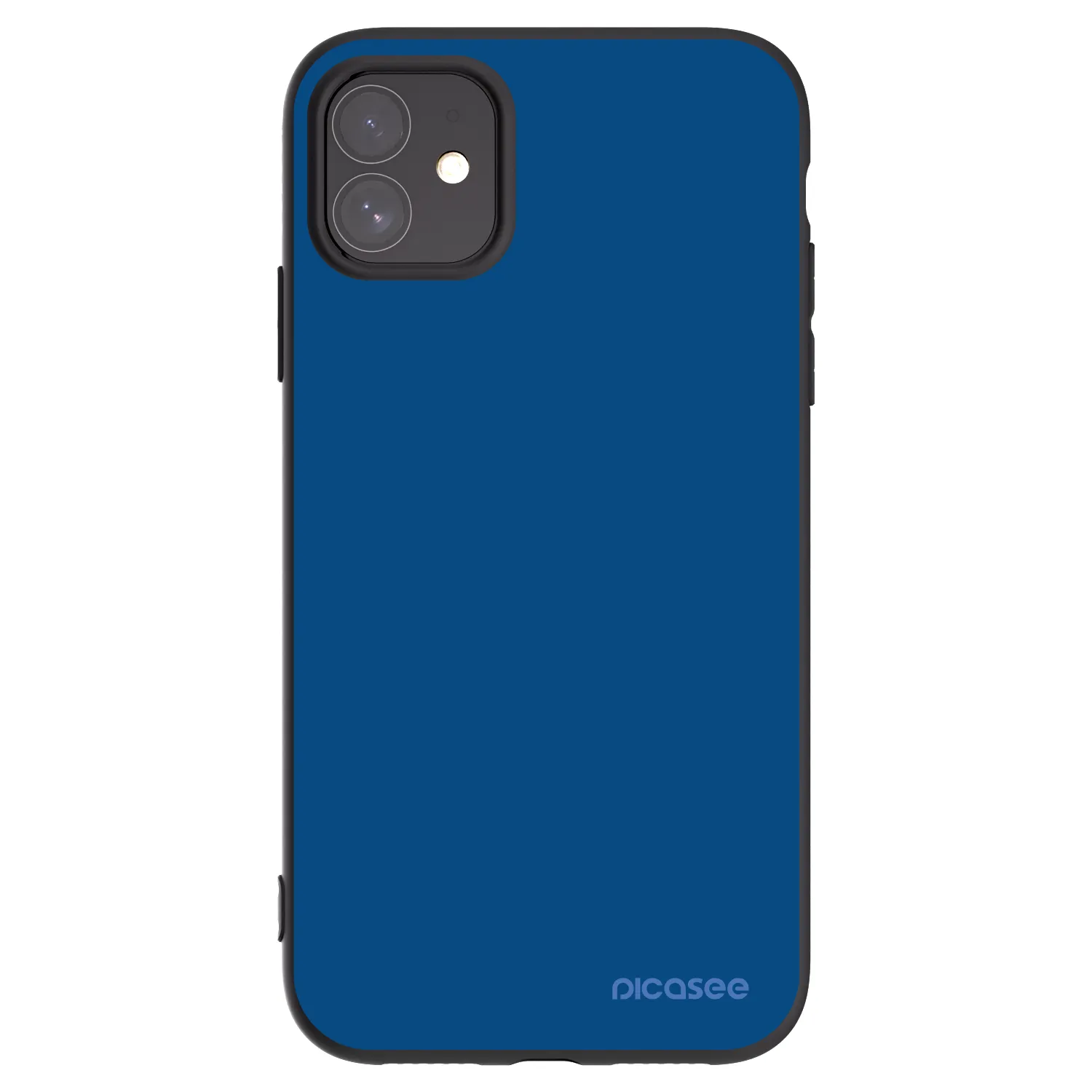 Picasee husă neagră din silicon pentru Apple iPhone 11 - Navy Blue