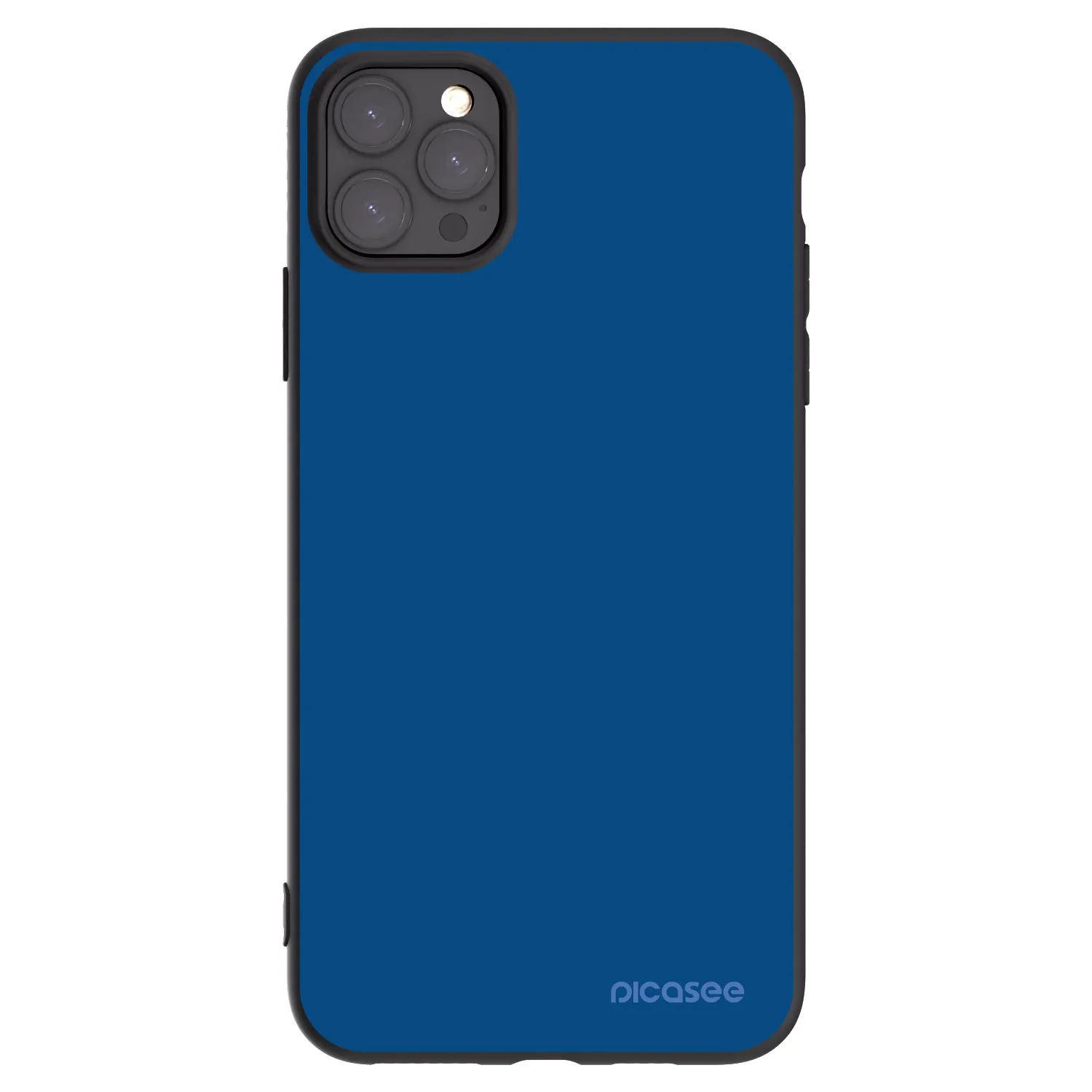 Picasee husă neagră din silicon pentru Apple iPhone 11 Pro Max - Navy Blue
