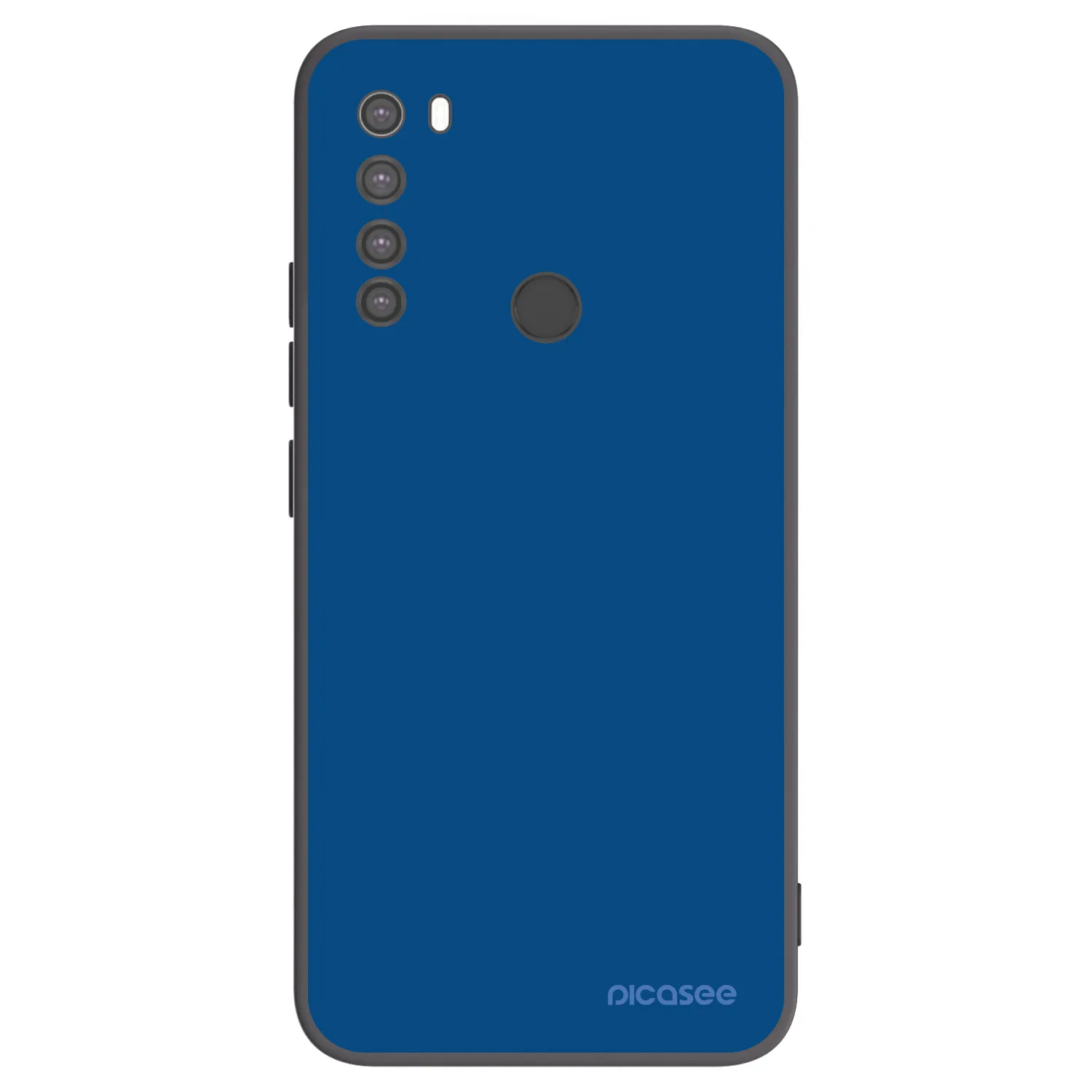 Picasee husă neagră din silicon pentru Xiaomi Redmi Note 8 - Navy Blue