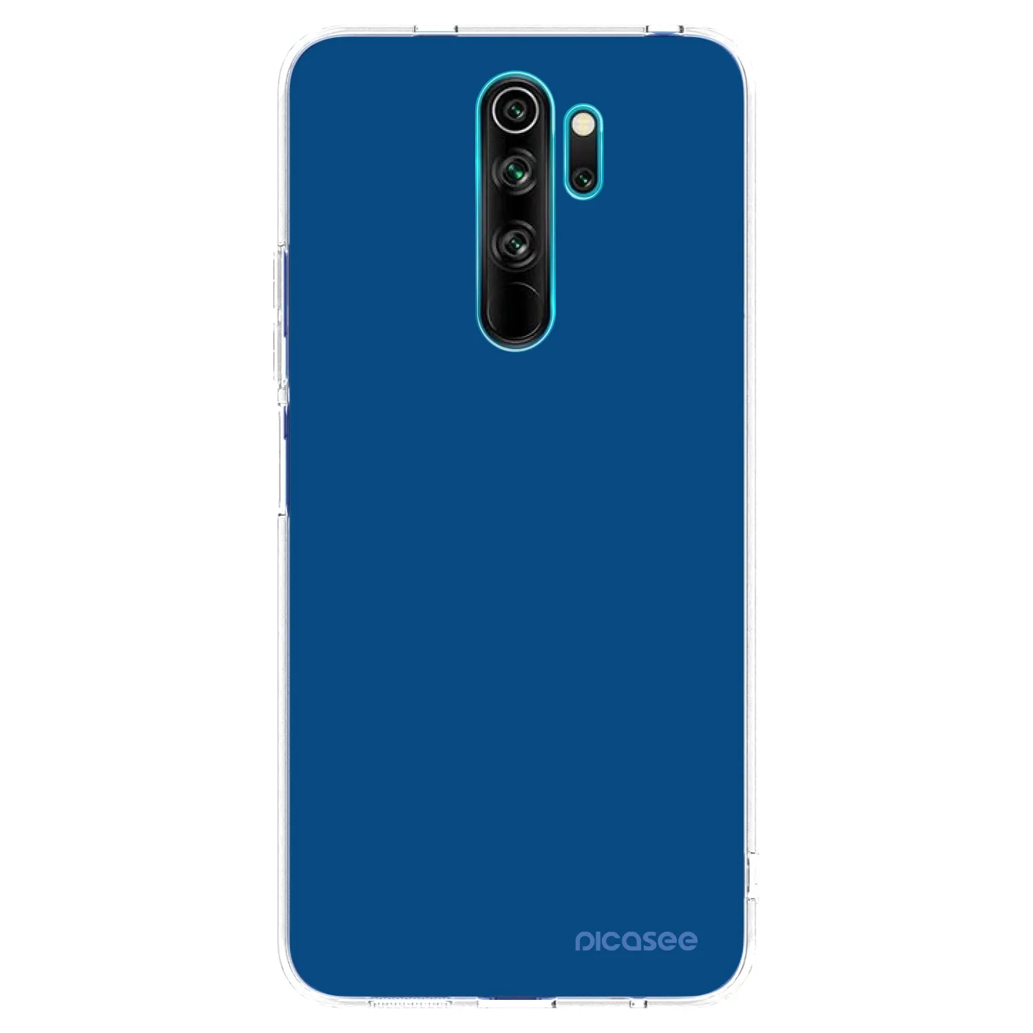 Picasee husă transparentă din silicon pentru Xiaomi Redmi Note 8 Pro - Navy Blue