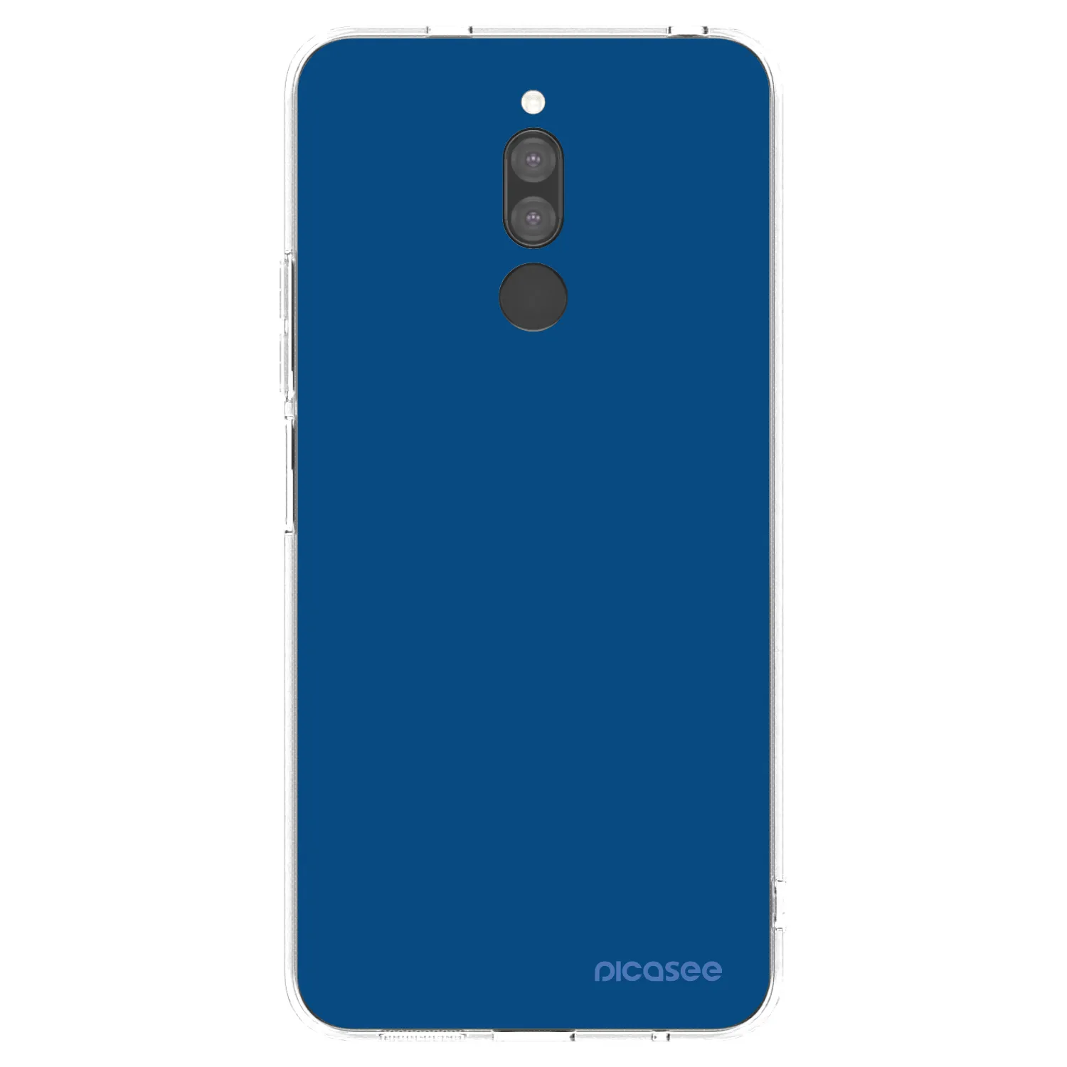 Picasee husă transparentă din silicon pentru Xiaomi Redmi 8 - Navy Blue