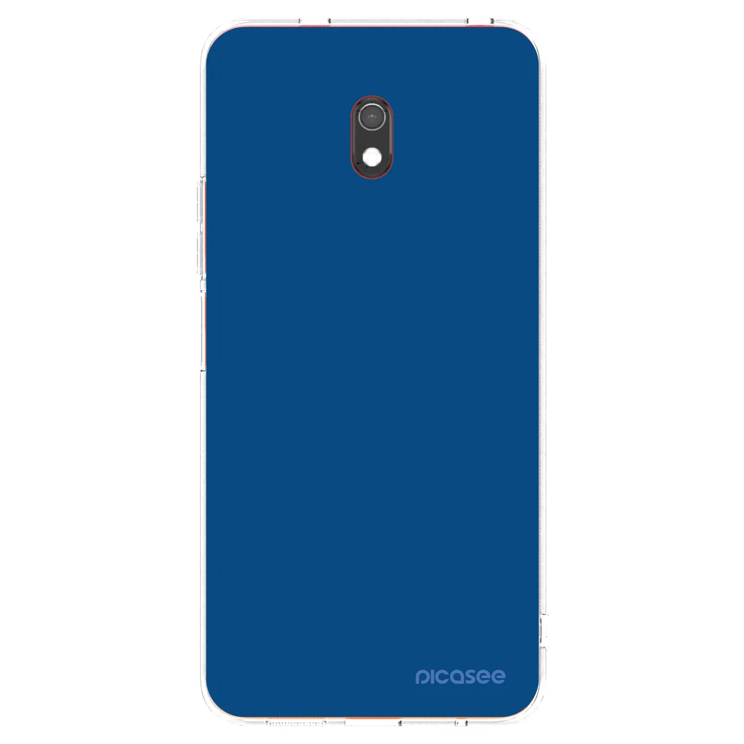 Picasee husă transparentă din silicon pentru Xiaomi Redmi 8A - Navy Blue