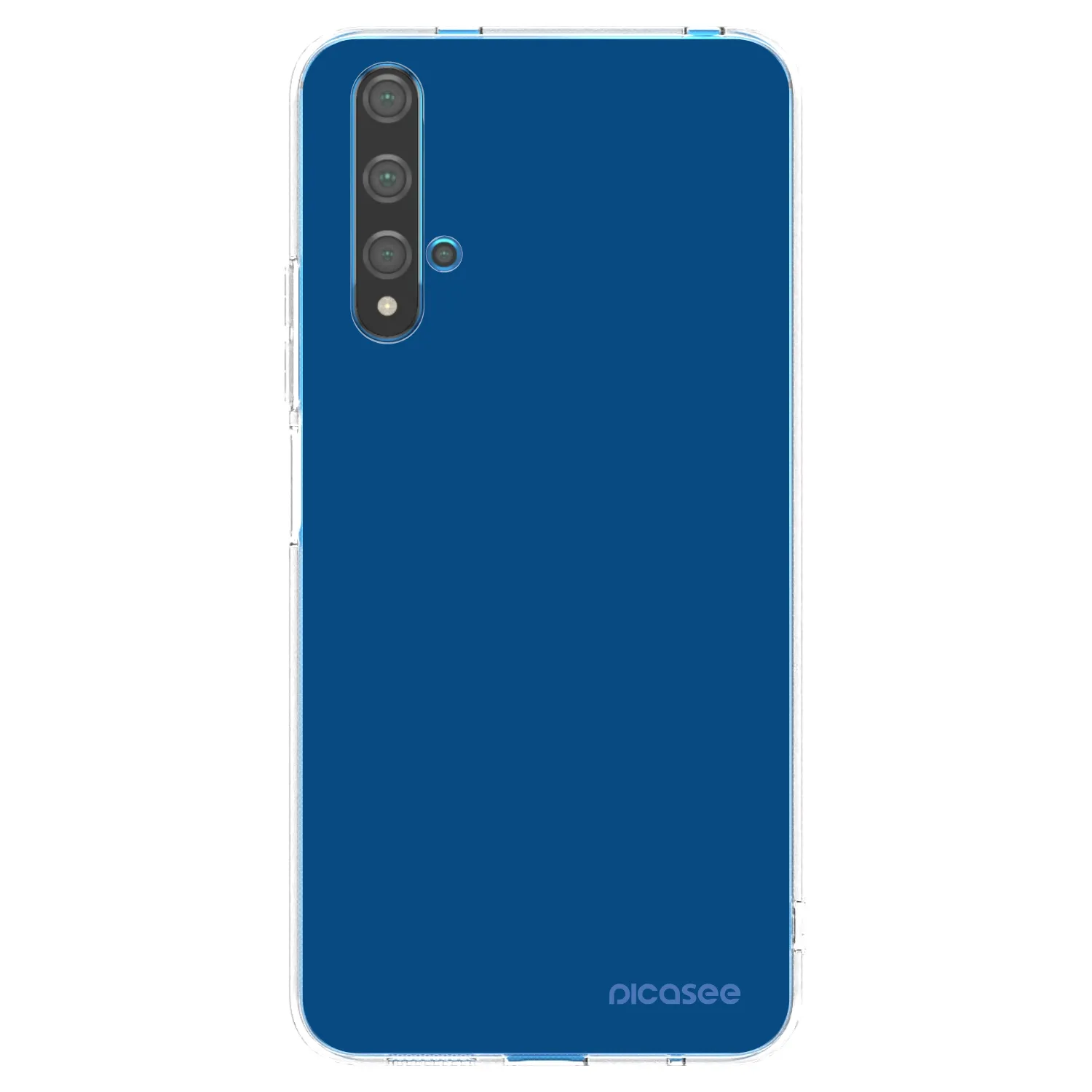 Picasee husă transparentă din silicon pentru Huawei Nova 5T - Navy Blue