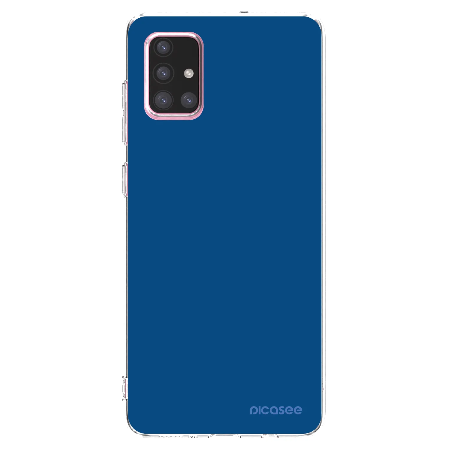 Picasee husă transparentă din silicon pentru Samsung Galaxy A71 A715F - Navy Blue