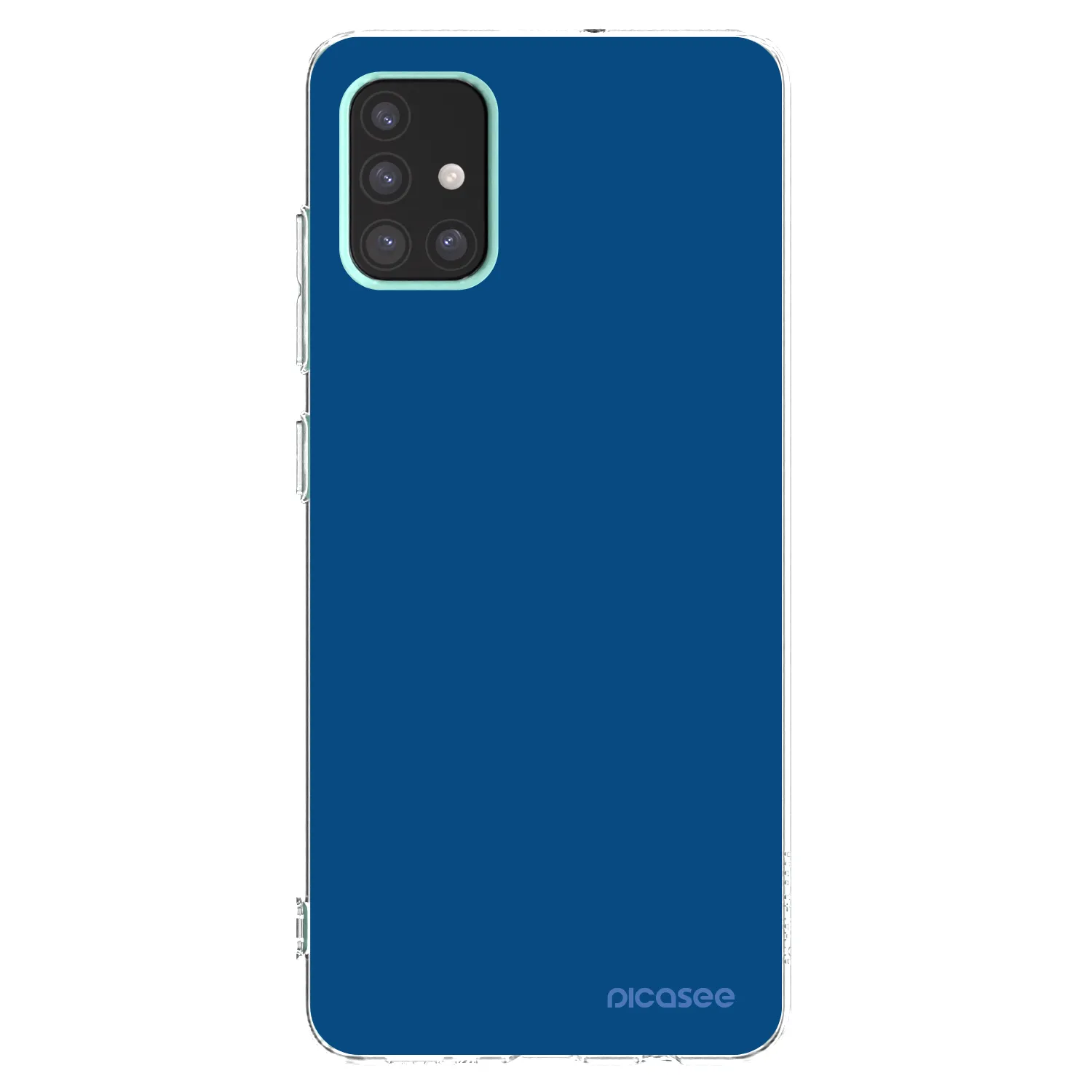 Picasee husă transparentă din silicon pentru Samsung Galaxy A51 A515F - Navy Blue