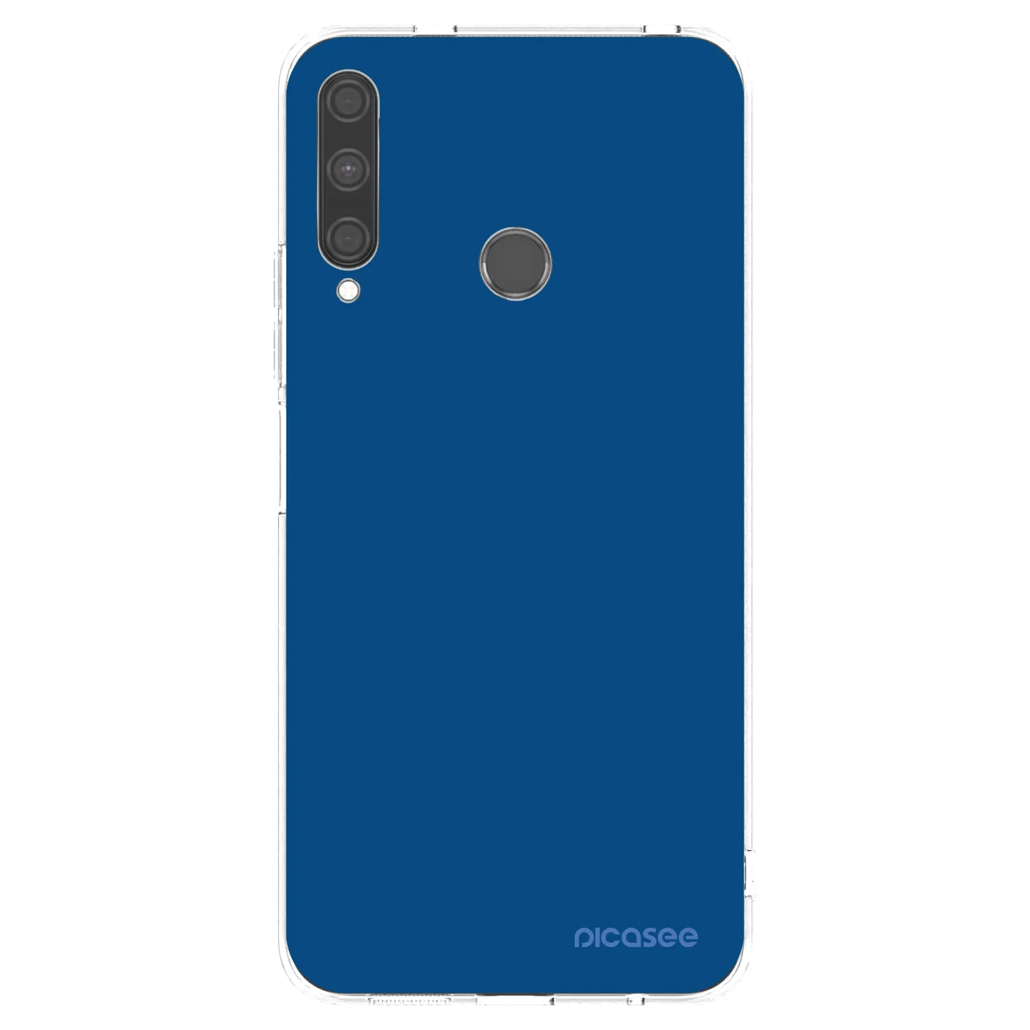Picasee husă transparentă din silicon pentru Huawei P40 Lite E - Navy Blue