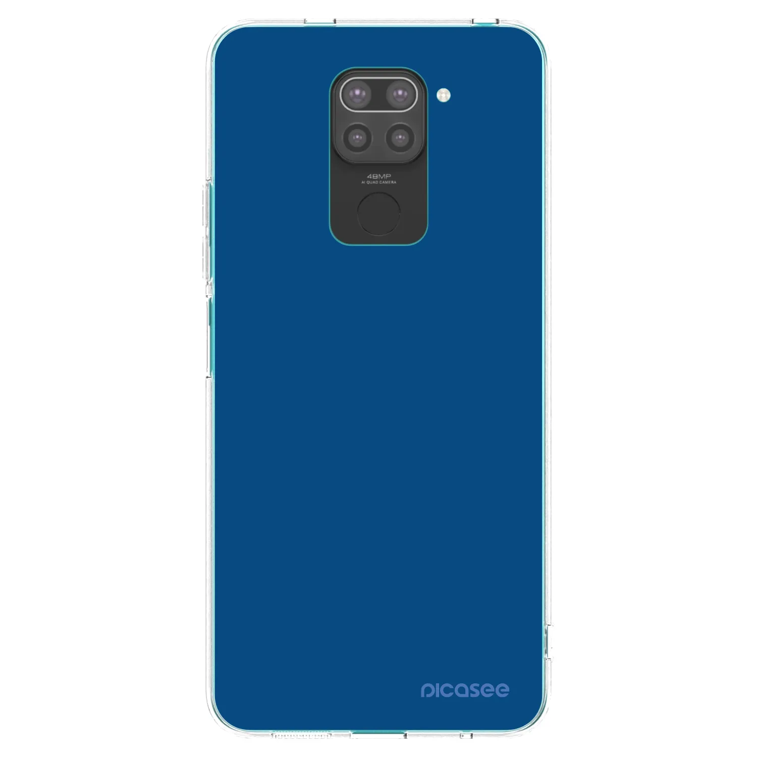 Picasee husă neagră din silicon pentru Xiaomi Redmi Note 9 - Navy Blue