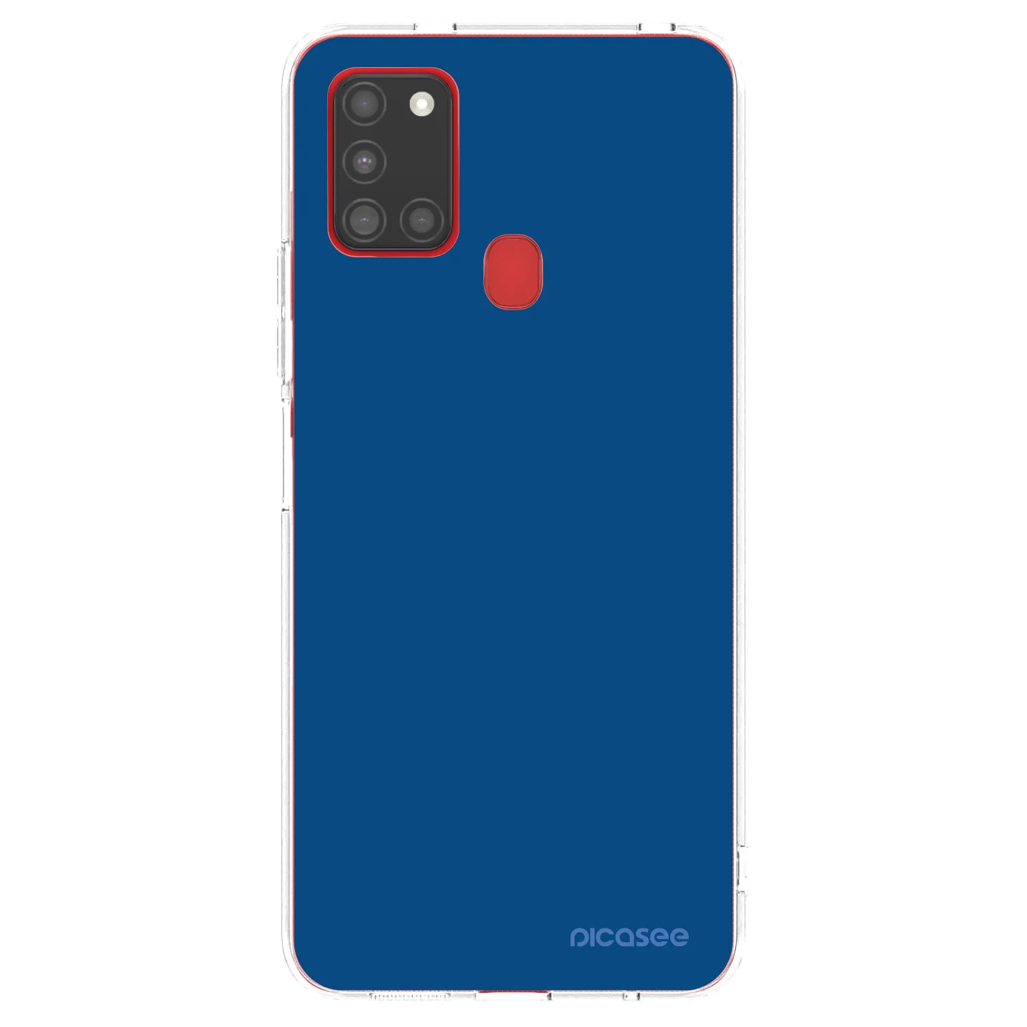 Picasee husă transparentă din silicon pentru Samsung Galaxy A21s - Navy Blue