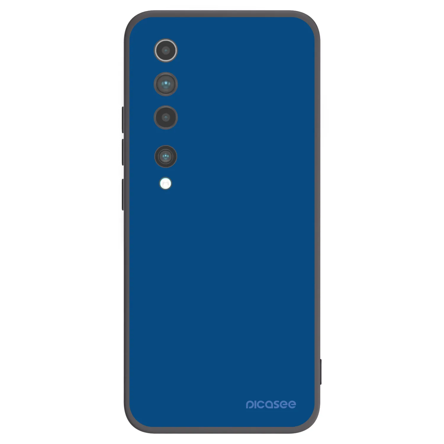Picasee husă neagră din silicon pentru Xiaomi Mi 10 - Navy Blue