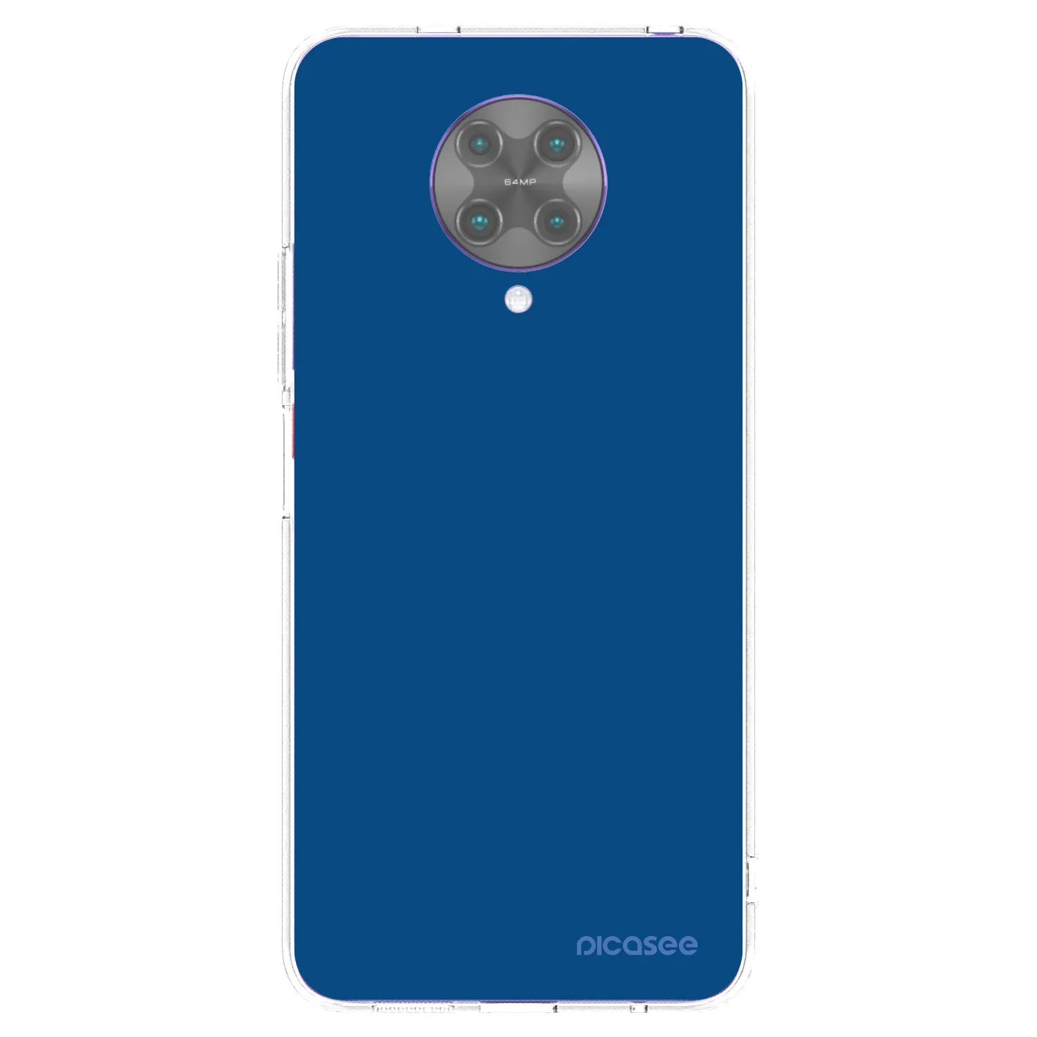 Picasee husă transparentă din silicon pentru Xiaomi Poco F2 Pro - Navy Blue