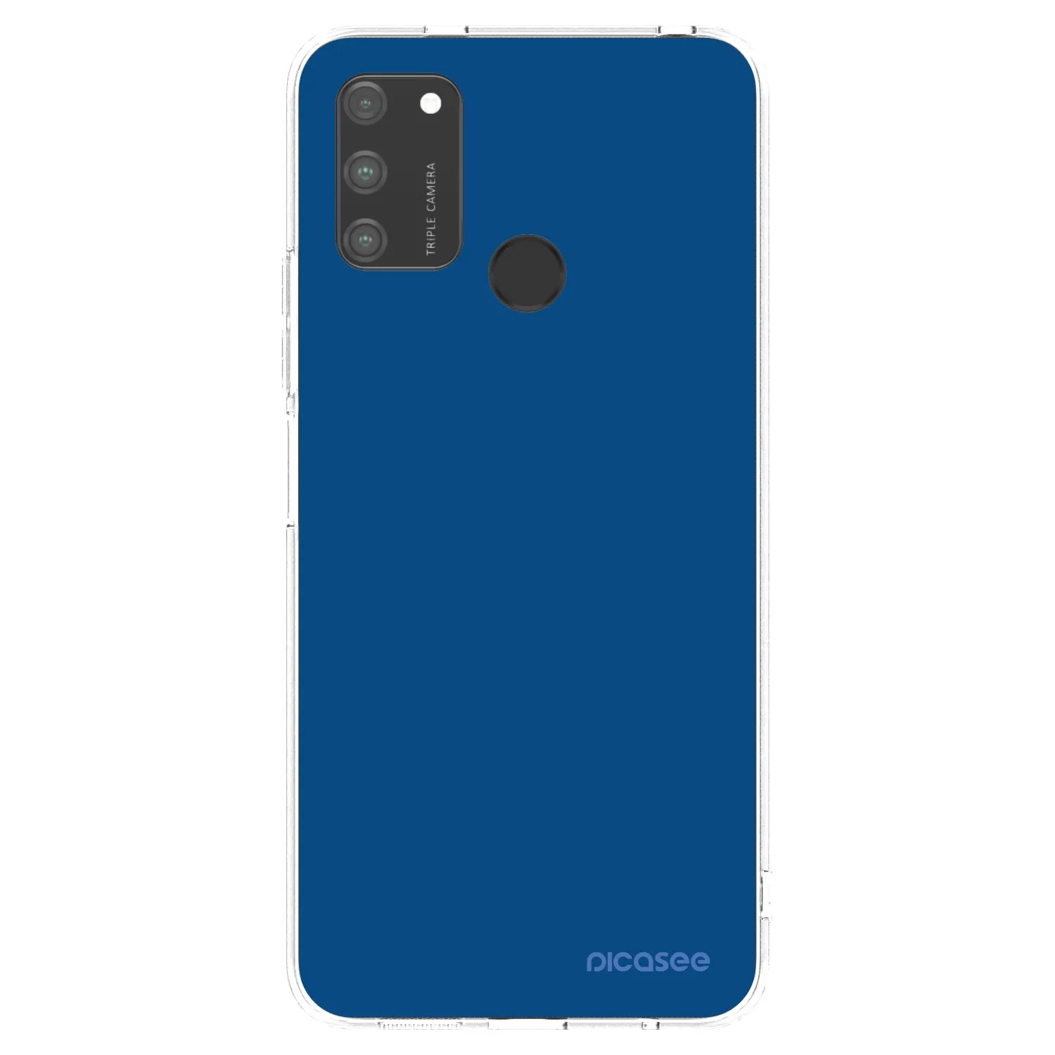 Picasee husă transparentă din silicon pentru Honor 9A - Navy Blue