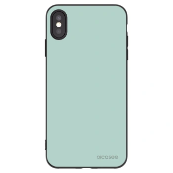 Picasee husă neagră din silicon pentru Apple iPhone XS Max - Pastel Charm