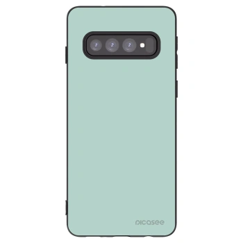 Picasee husă neagră din silicon pentru Samsung Galaxy S10 G973 - Pastel Charm