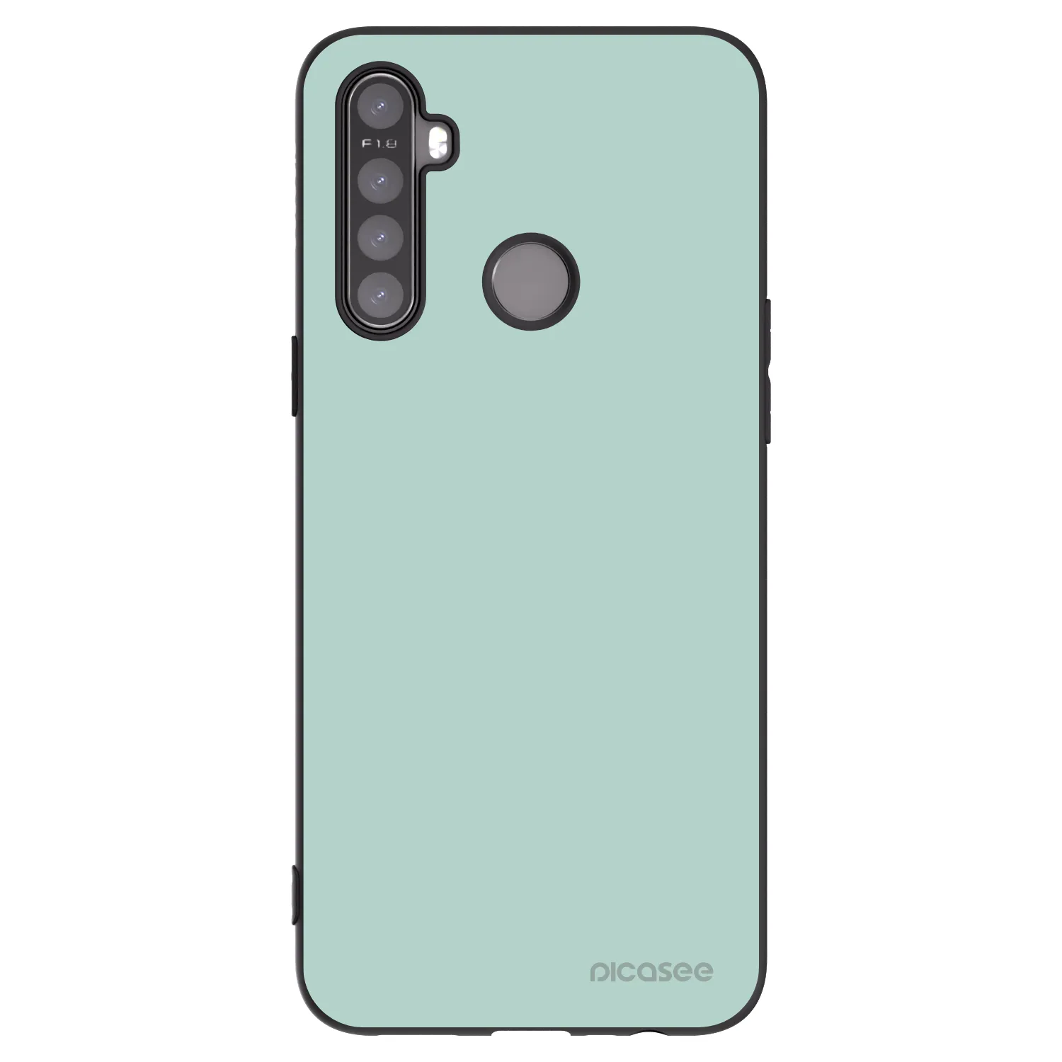Picasee husă neagră din silicon pentru Realme 5 - Pastel Charm