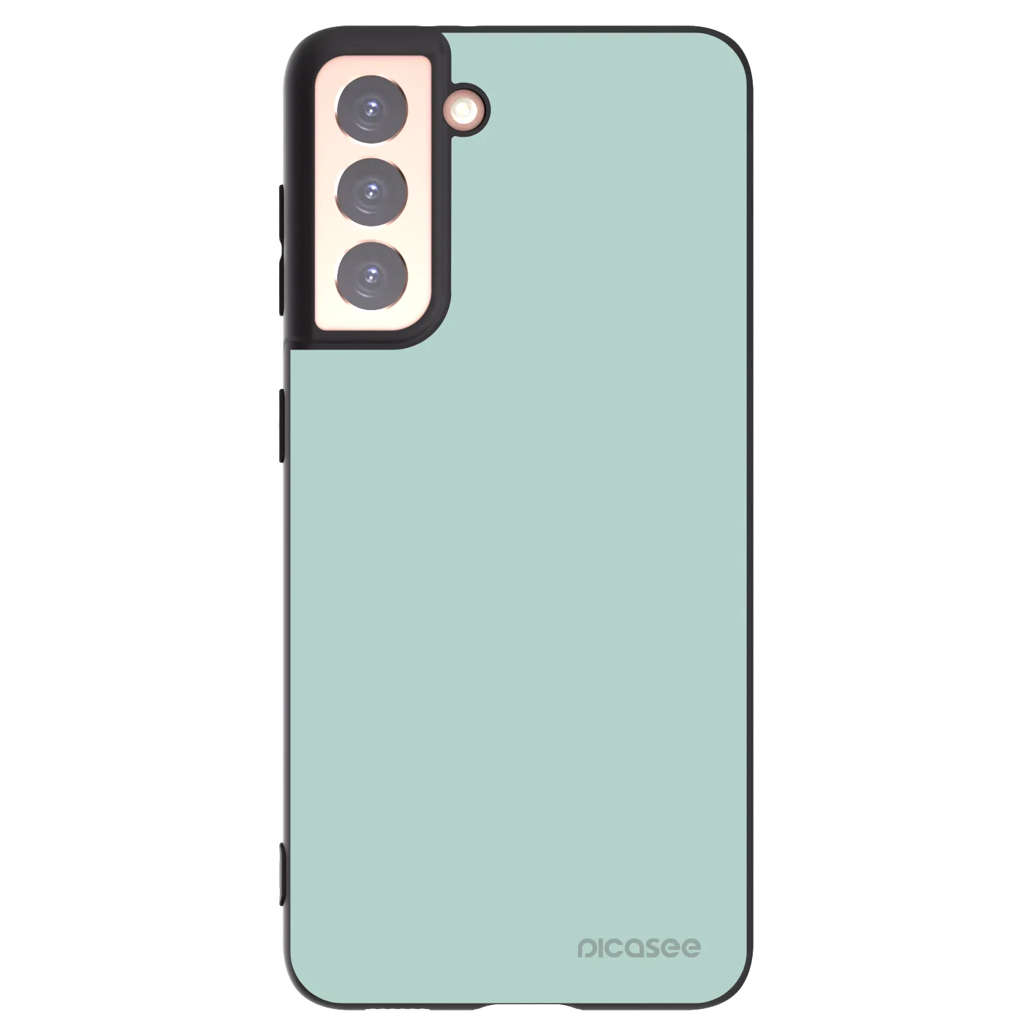 Picasee husă neagră din silicon pentru Samsung Galaxy S21 5G G991B - Pastel Charm