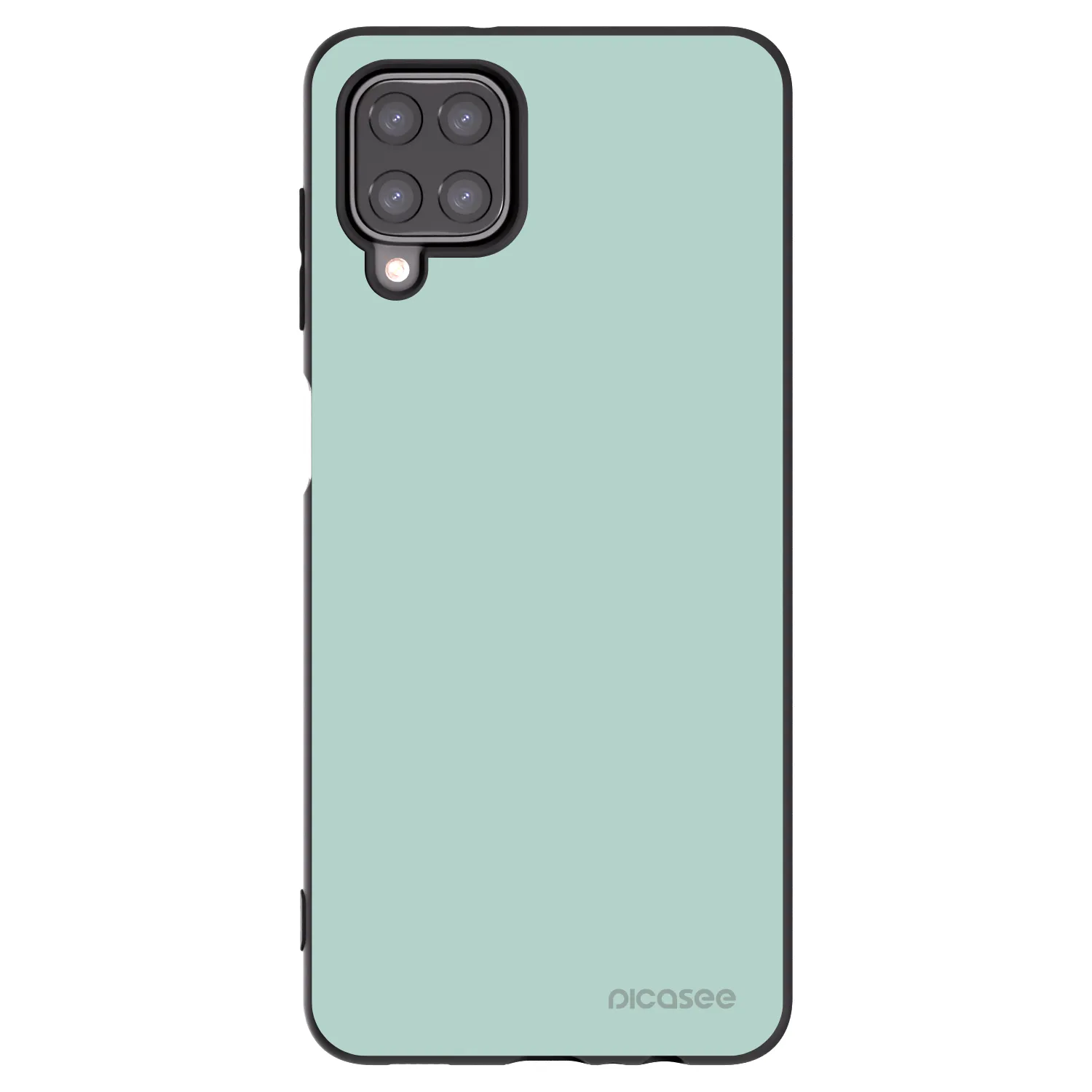 Picasee husă neagră din silicon pentru Samsung Galaxy A12 A125F - Pastel Charm