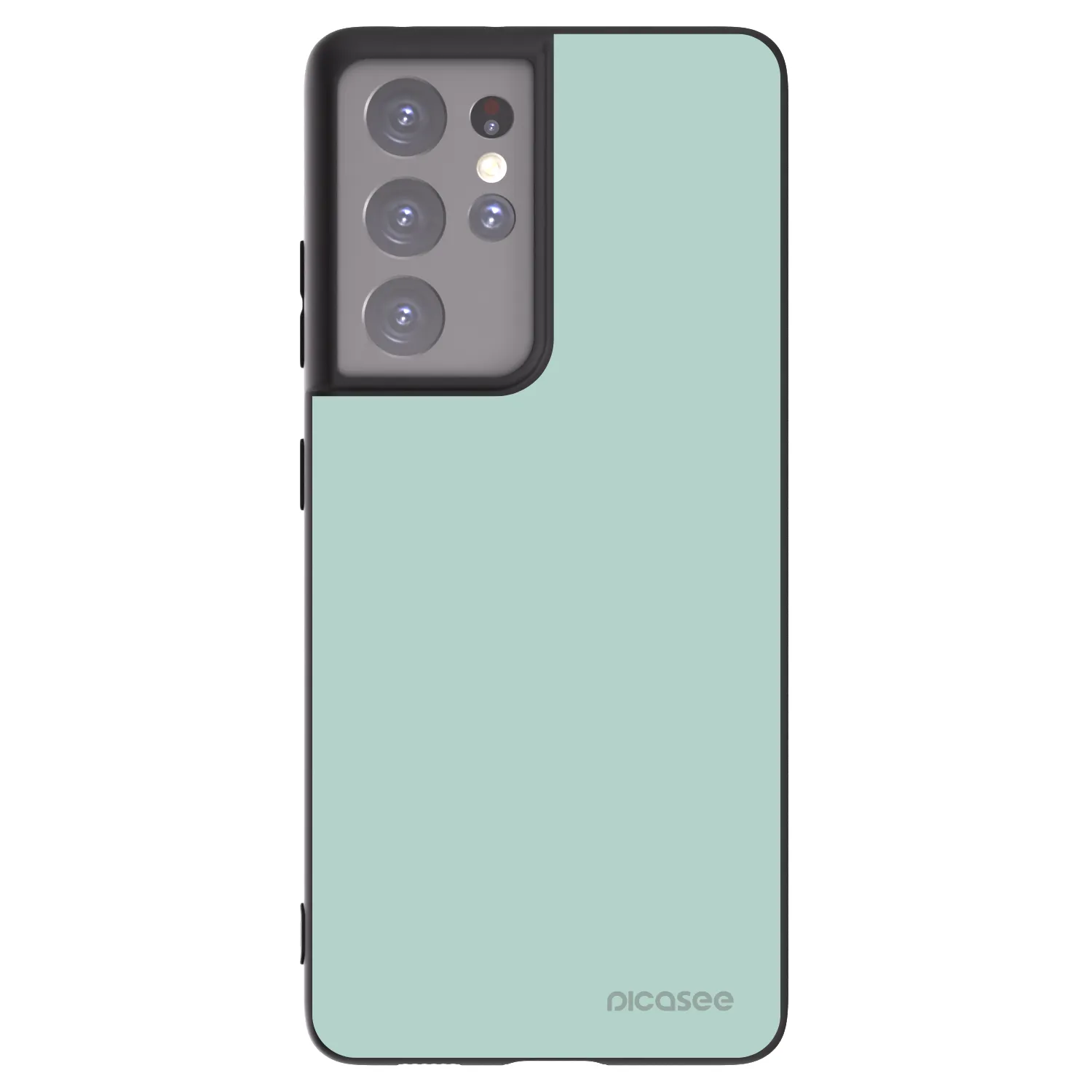 Picasee husă neagră din silicon pentru Samsung Galaxy S21 Ultra 5G G998B - Pastel Charm