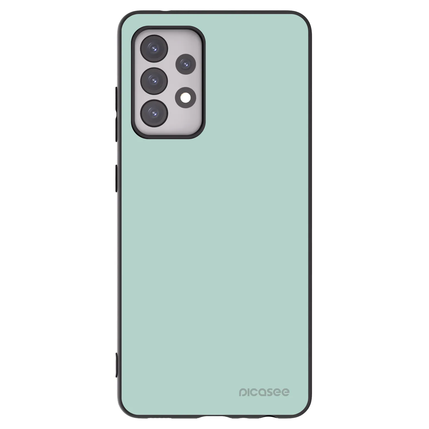 Picasee husă neagră din silicon pentru Samsung Galaxy A52 5G A525F - Pastel Charm
