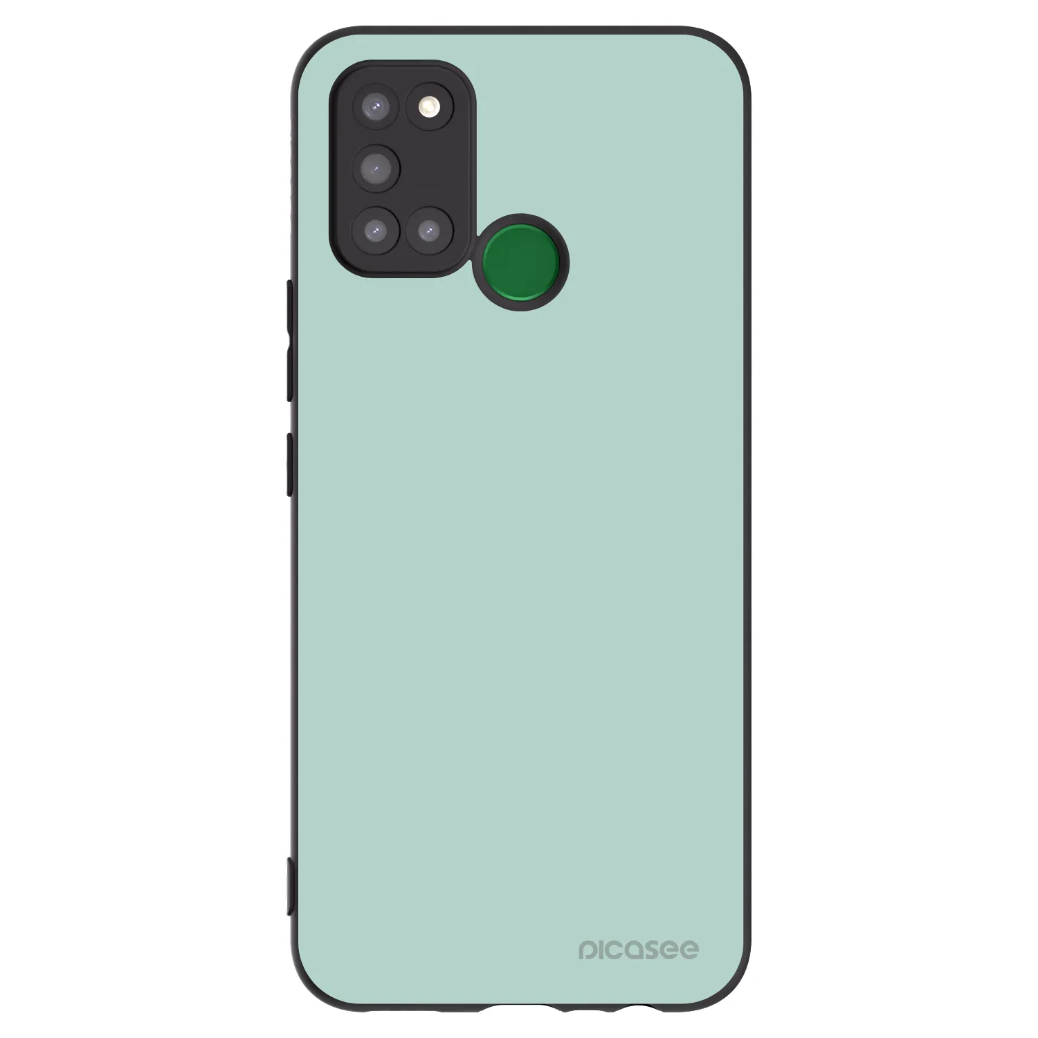 Picasee husă neagră din silicon pentru Realme 7i - Pastel Charm
