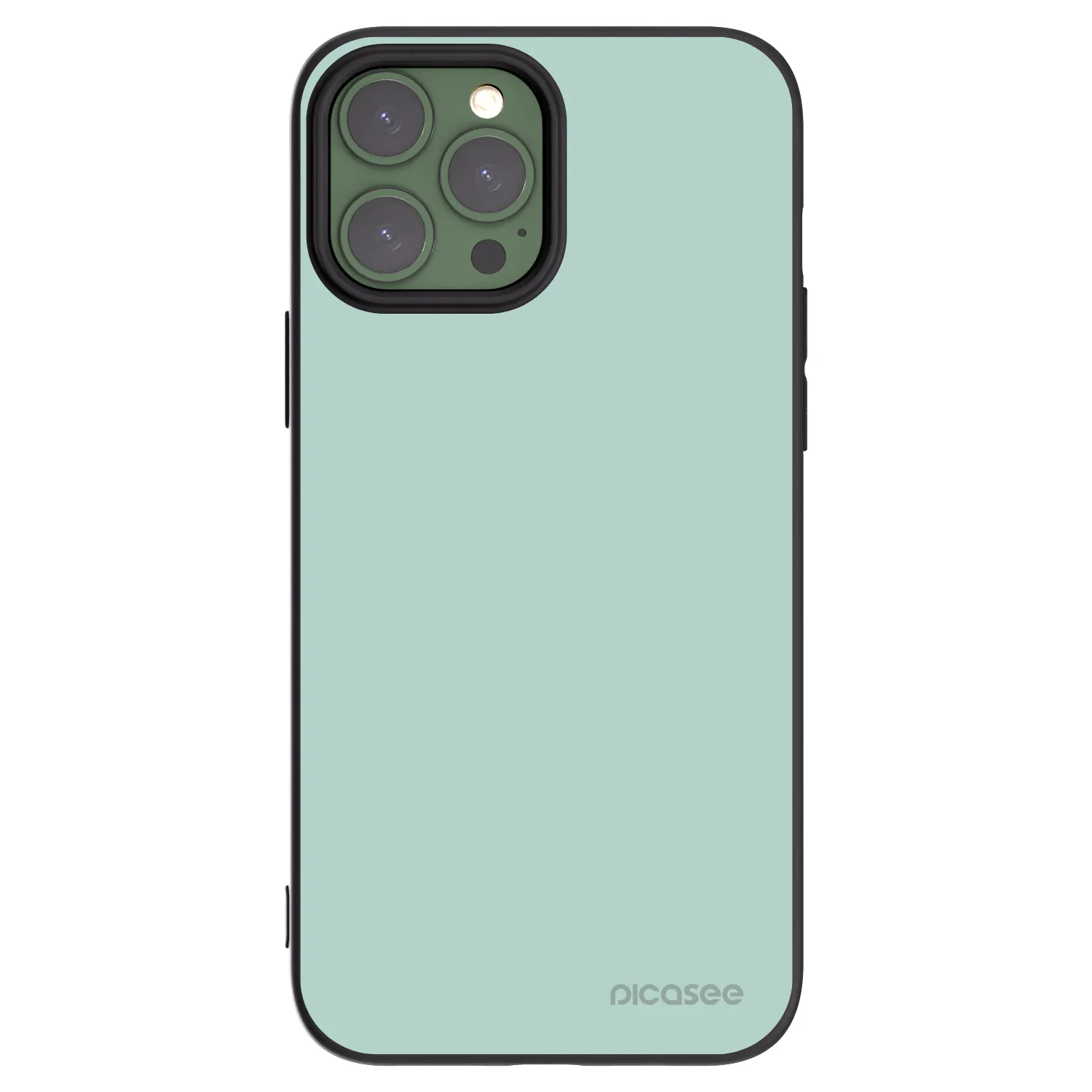 Picasee husă neagră din silicon pentru Apple iPhone 13 Pro Max - Pastel Charm