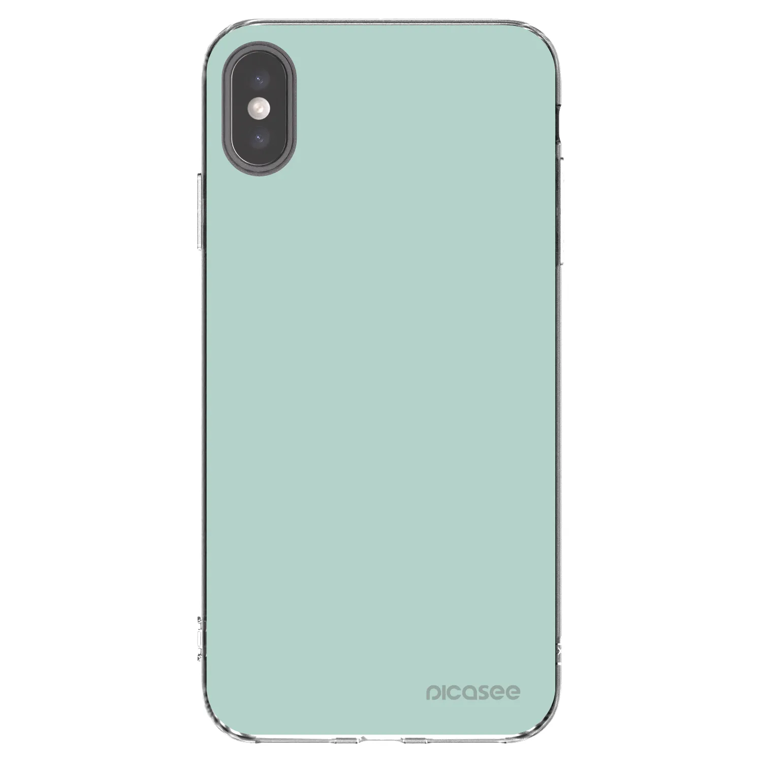 Picasee husă transparentă din silicon pentru Apple iPhone XS Max - Pastel Charm