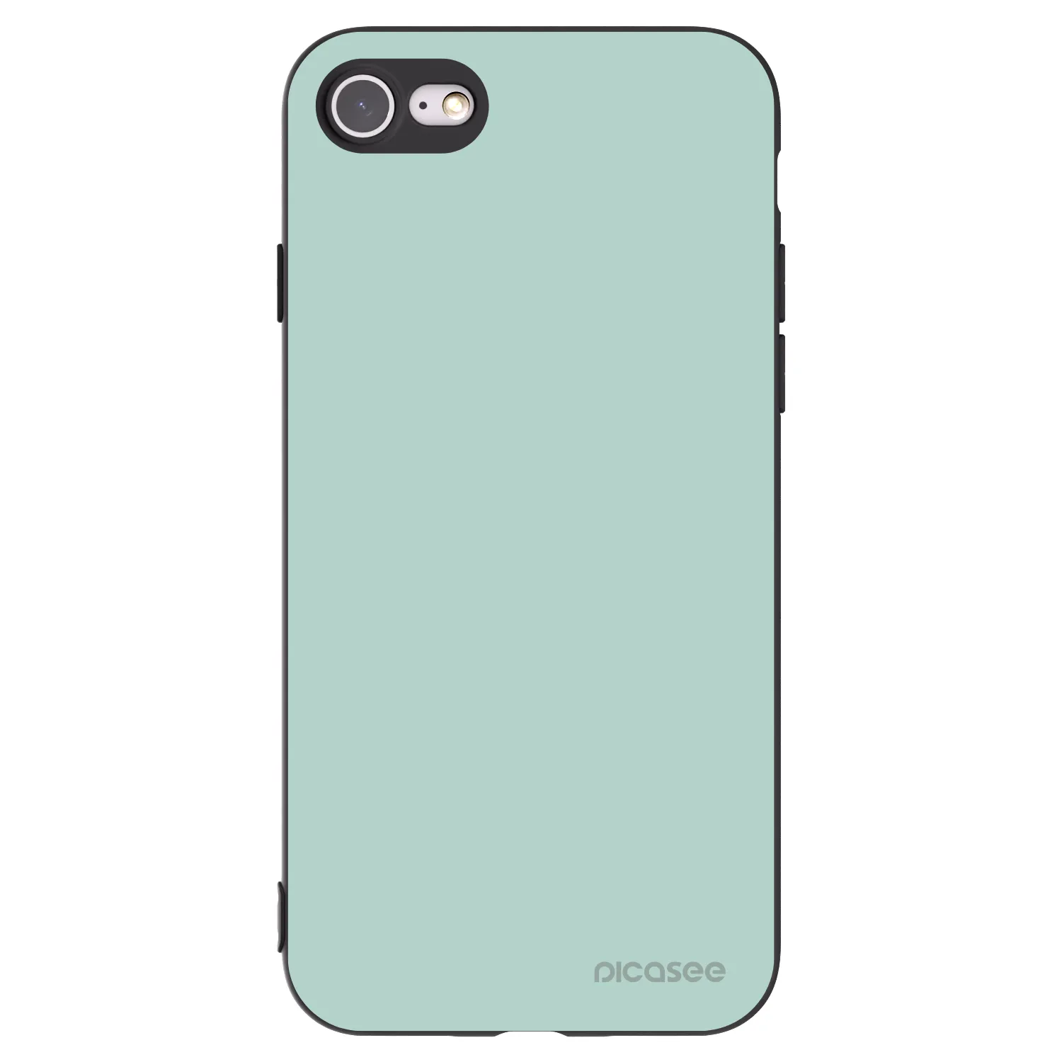 Picasee husă neagră din silicon pentru Apple iPhone SE 2022 - Pastel Charm