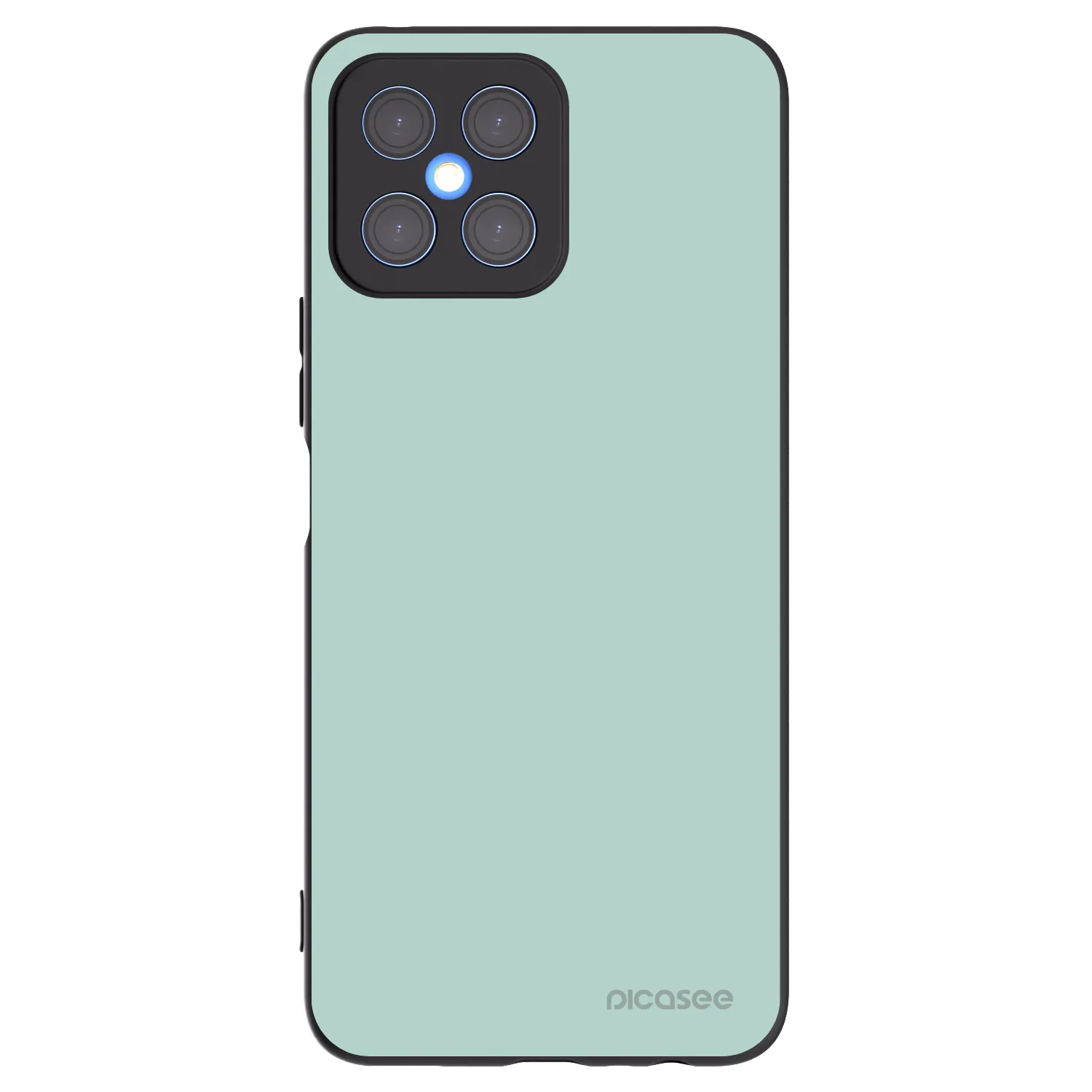 Picasee husă neagră din silicon pentru Honor X8 4G - Pastel Charm
