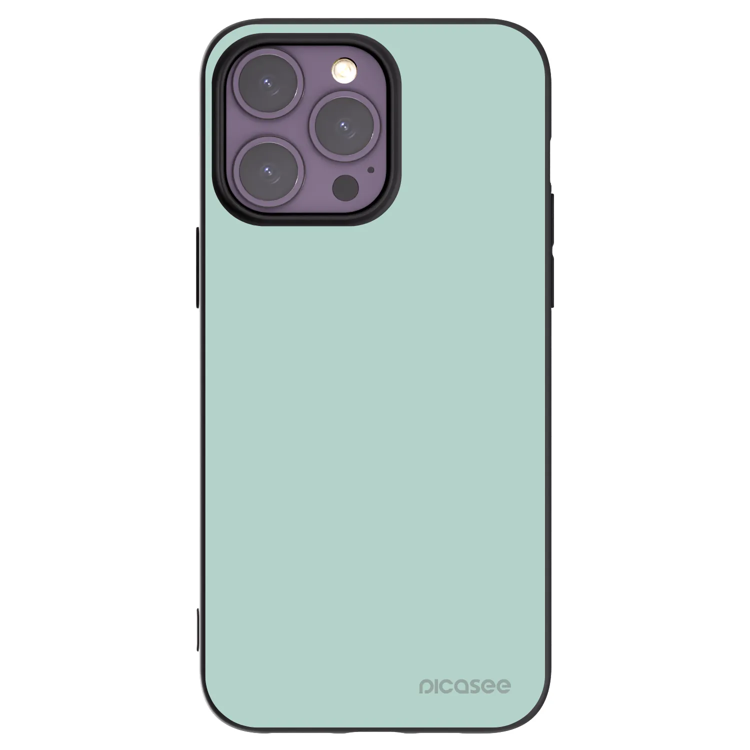 Picasee husă neagră din silicon pentru Apple iPhone 14 Pro Max - Pastel Charm