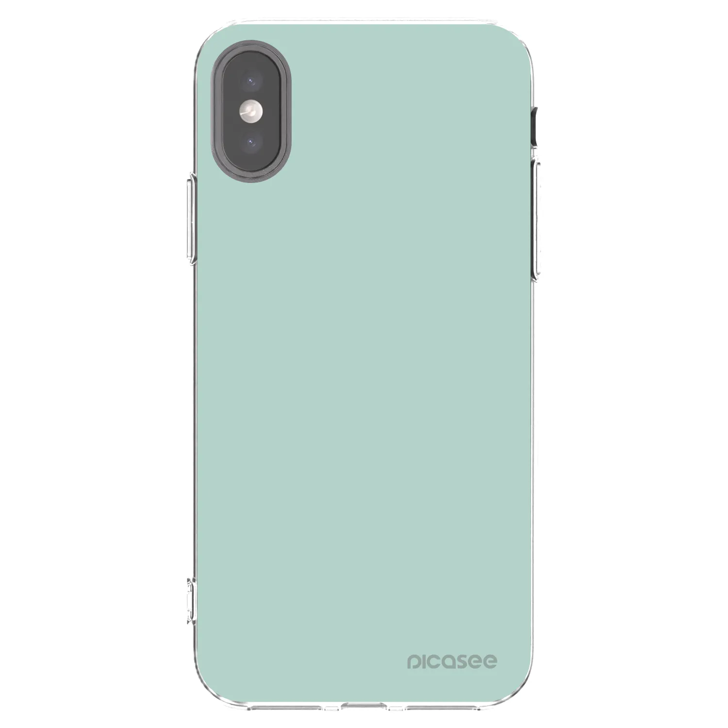 Picasee husă transparentă din silicon pentru Apple iPhone X/XS - Pastel Charm
