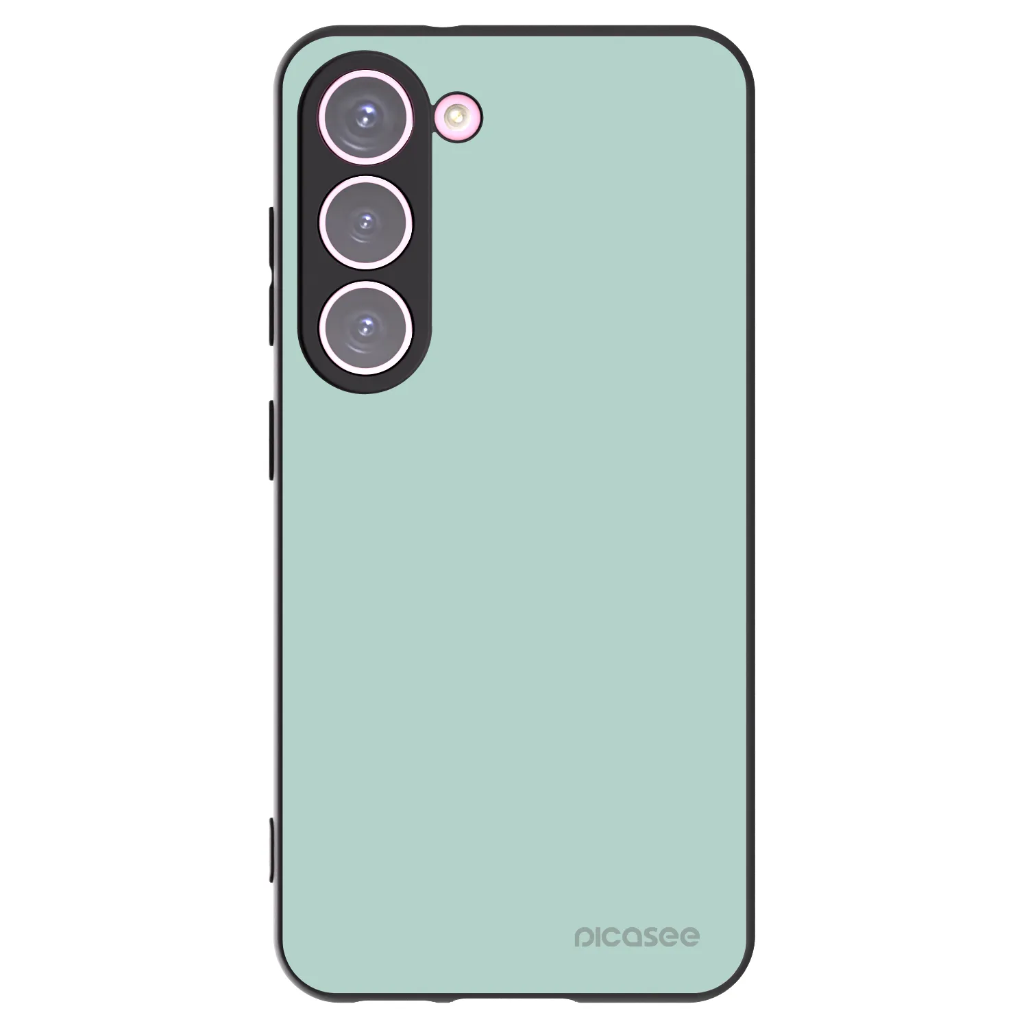 Picasee husă neagră din silicon pentru Samsung Galaxy S23 5G - Pastel Charm