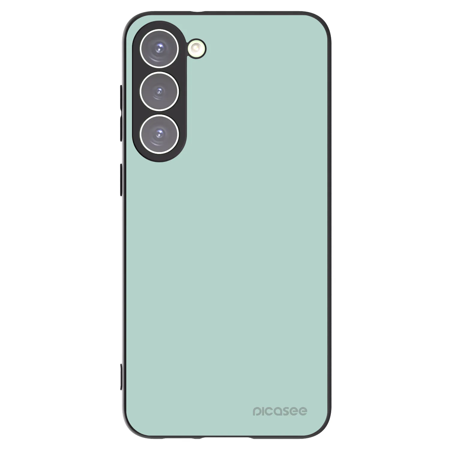 Picasee husă neagră din silicon pentru Samsung Galaxy S23+ 5G - Pastel Charm
