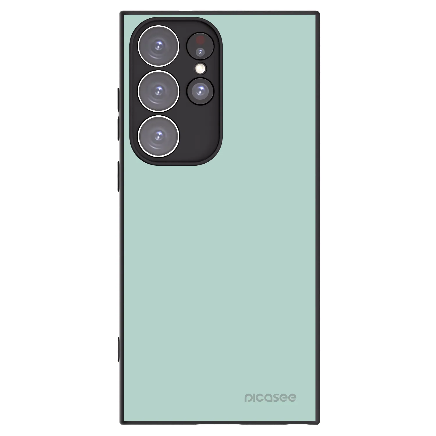 Picasee husă neagră din silicon pentru Samsung Galaxy S23 Ultra 5G - Pastel Charm