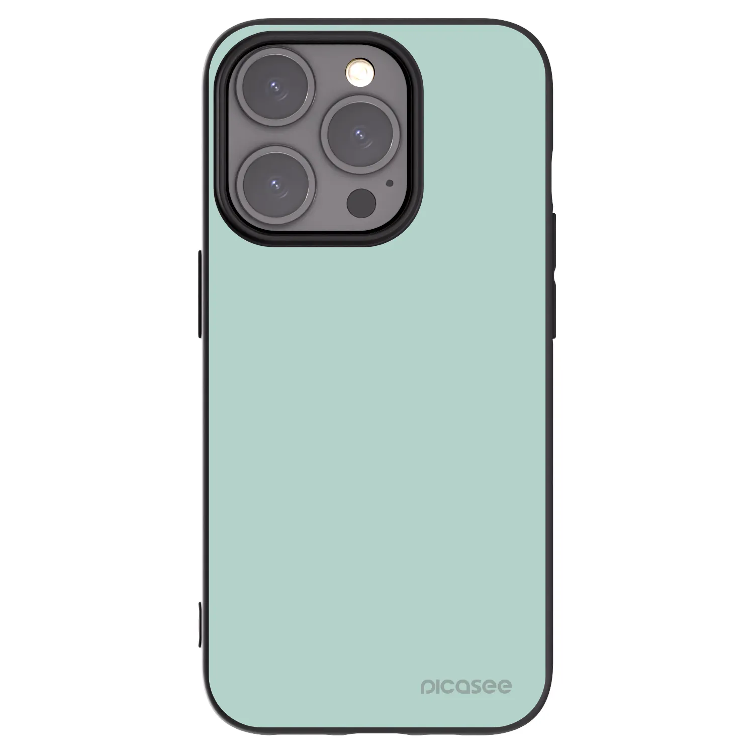 Picasee husă neagră din silicon pentru Apple iPhone 15 Pro - Pastel Charm