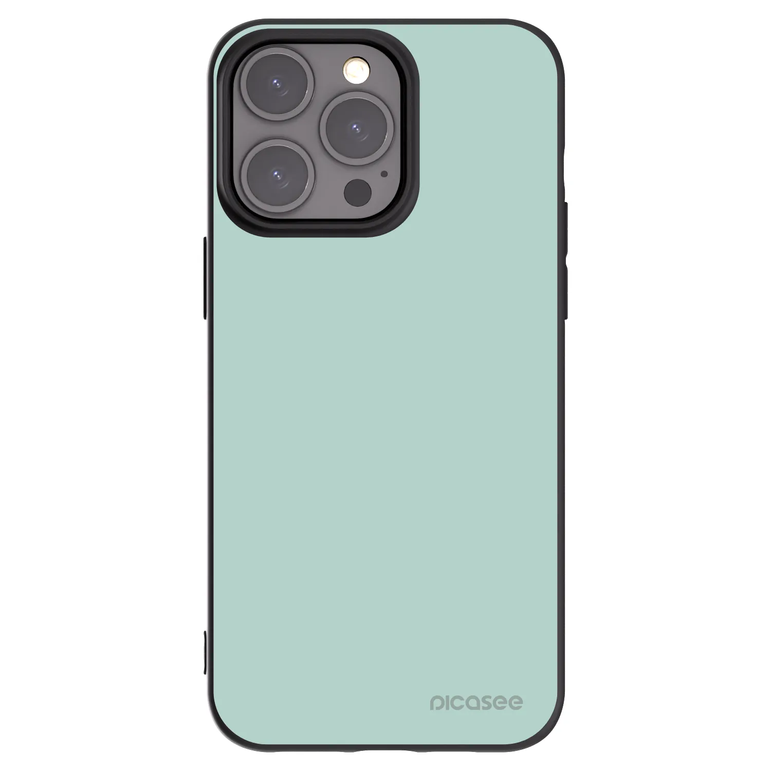 Picasee husă neagră din silicon pentru Apple iPhone 15 Pro Max - Pastel Charm