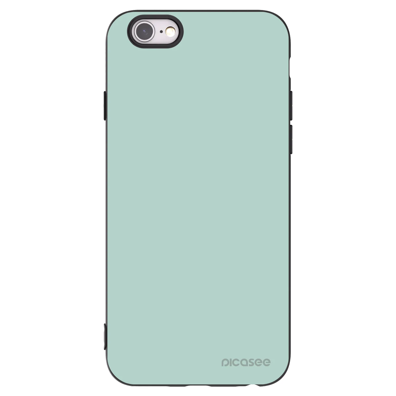 Picasee husă neagră din silicon pentru Apple iPhone 6/6S - Pastel Charm