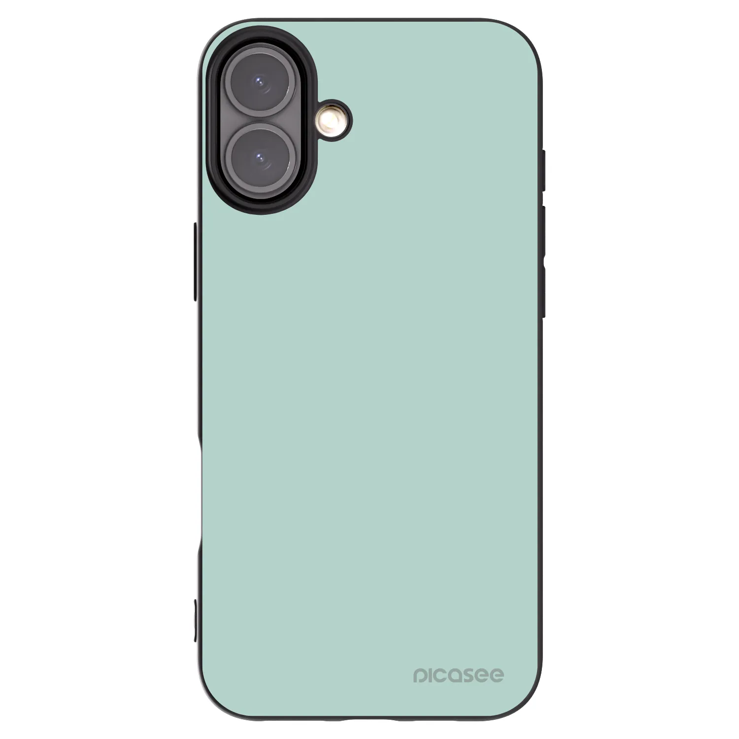 Picasee husă neagră din silicon pentru Apple iPhone 16 Plus - Pastel Charm