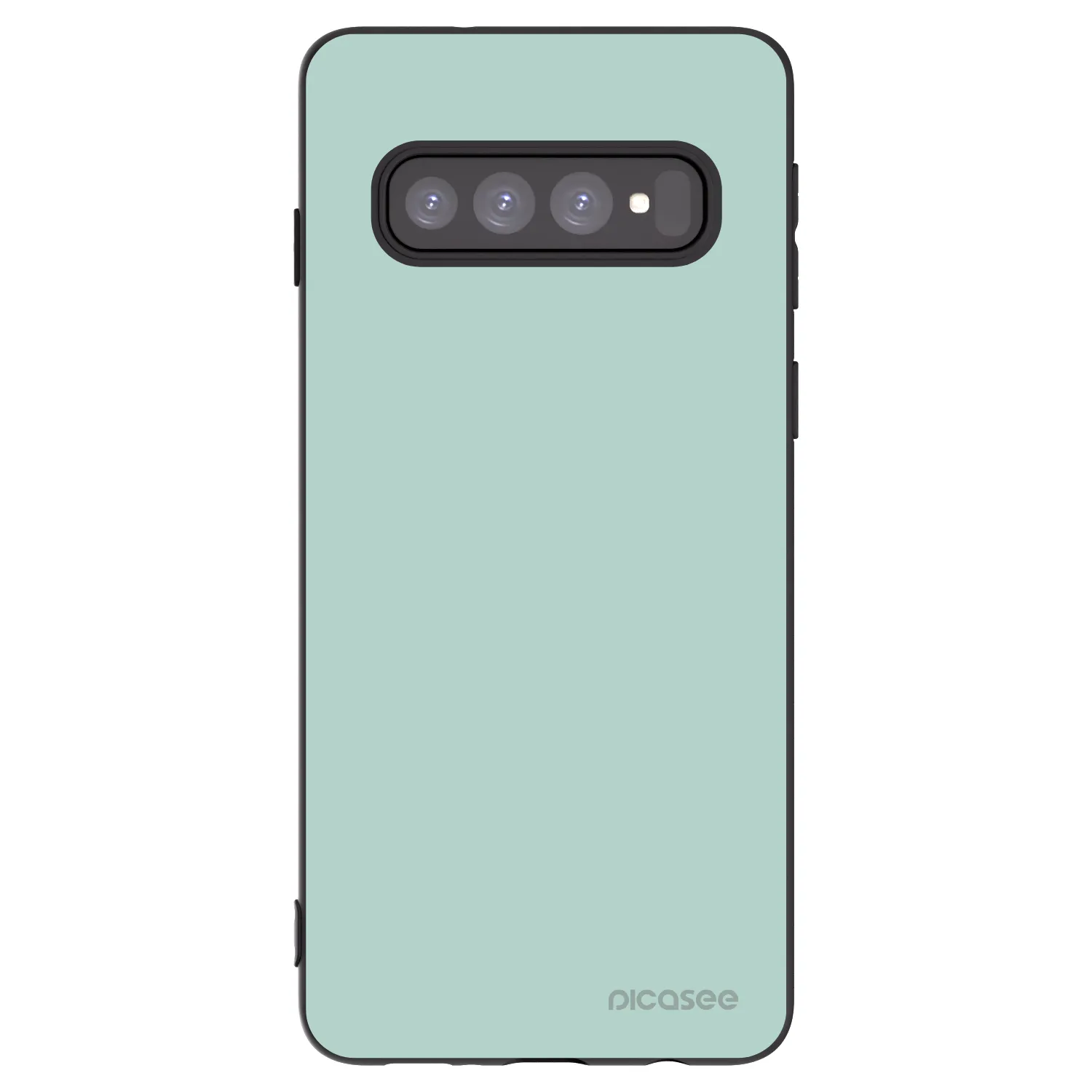 Picasee husă neagră din silicon pentru Samsung Galaxy S10 G973 - Pastel Charm