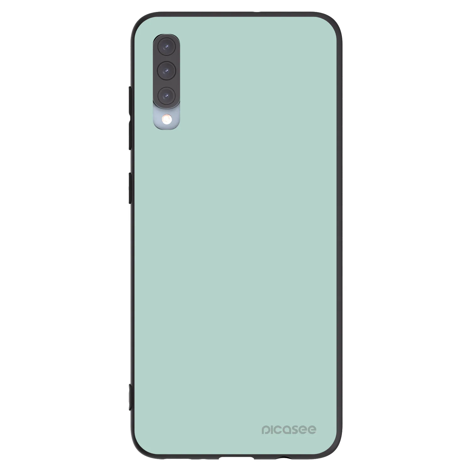 Picasee husă neagră din silicon pentru Samsung Galaxy A70 A705F - Pastel Charm