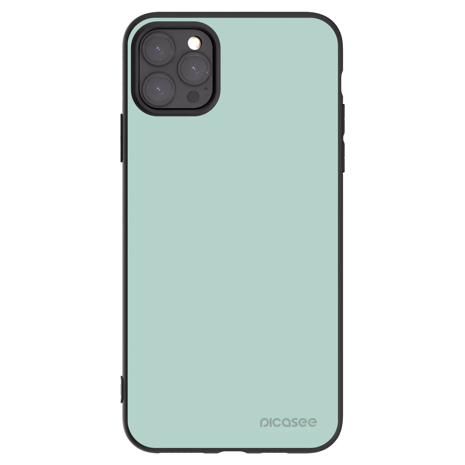 Picasee husă neagră din silicon pentru Apple iPhone 11 Pro Max - Pastel Charm