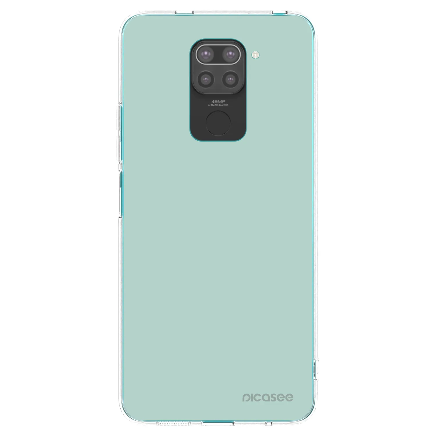 Picasee husă neagră din silicon pentru Xiaomi Redmi Note 9 - Pastel Charm
