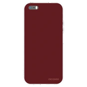 Picasee husă transparentă din silicon pentru Apple iPhone 5/5S/SE - Red Bliss