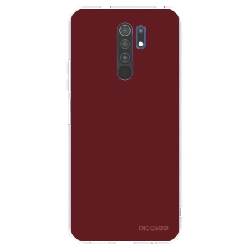 Picasee husă transparentă din silicon pentru Xiaomi Redmi 9 - Red Bliss
