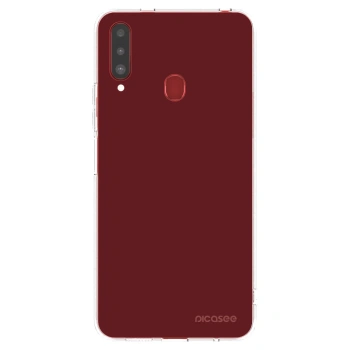 Picasee husă transparentă din silicon pentru Samsung Galaxy A20s - Red Bliss