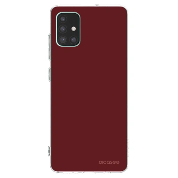 Picasee husă transparentă din silicon pentru Samsung Galaxy M51 M515F - Red Bliss