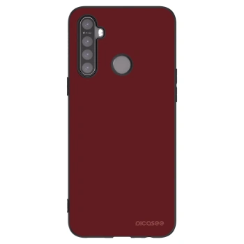 Picasee husă neagră din silicon pentru Realme 5 - Red Bliss