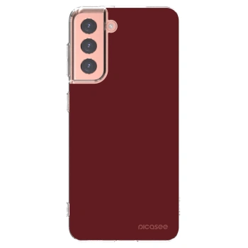 Picasee husă transparentă din silicon pentru Samsung Galaxy S21 5G G991B - Red Bliss